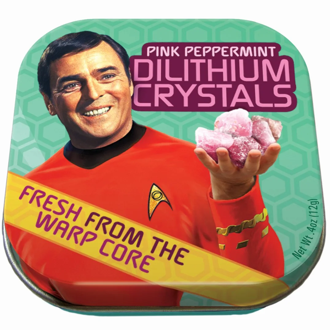 Star Trek Dilithium Crystal krople mięty pieprzowej, cukierki miętowe bez cukru