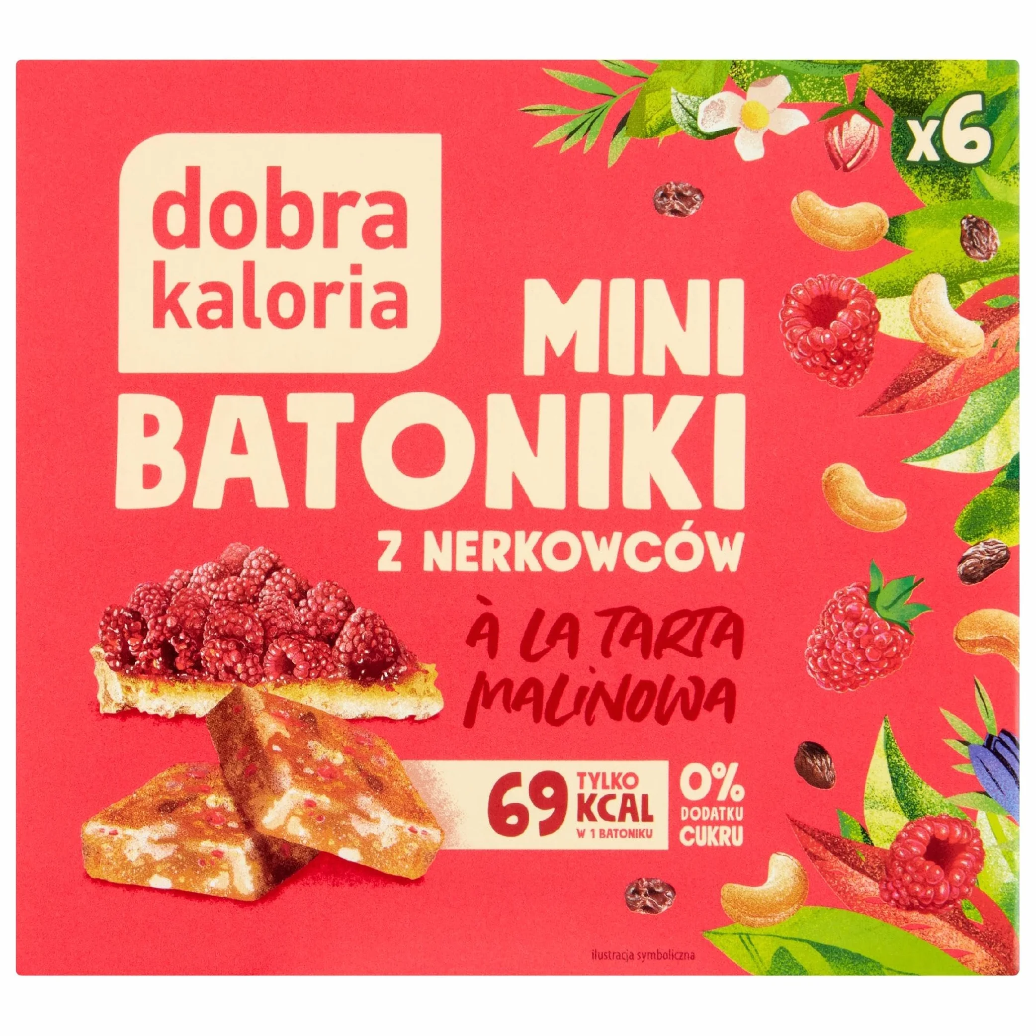 Dobra Kaloria Mini Batoniki Tarta Malinowa 102 g
