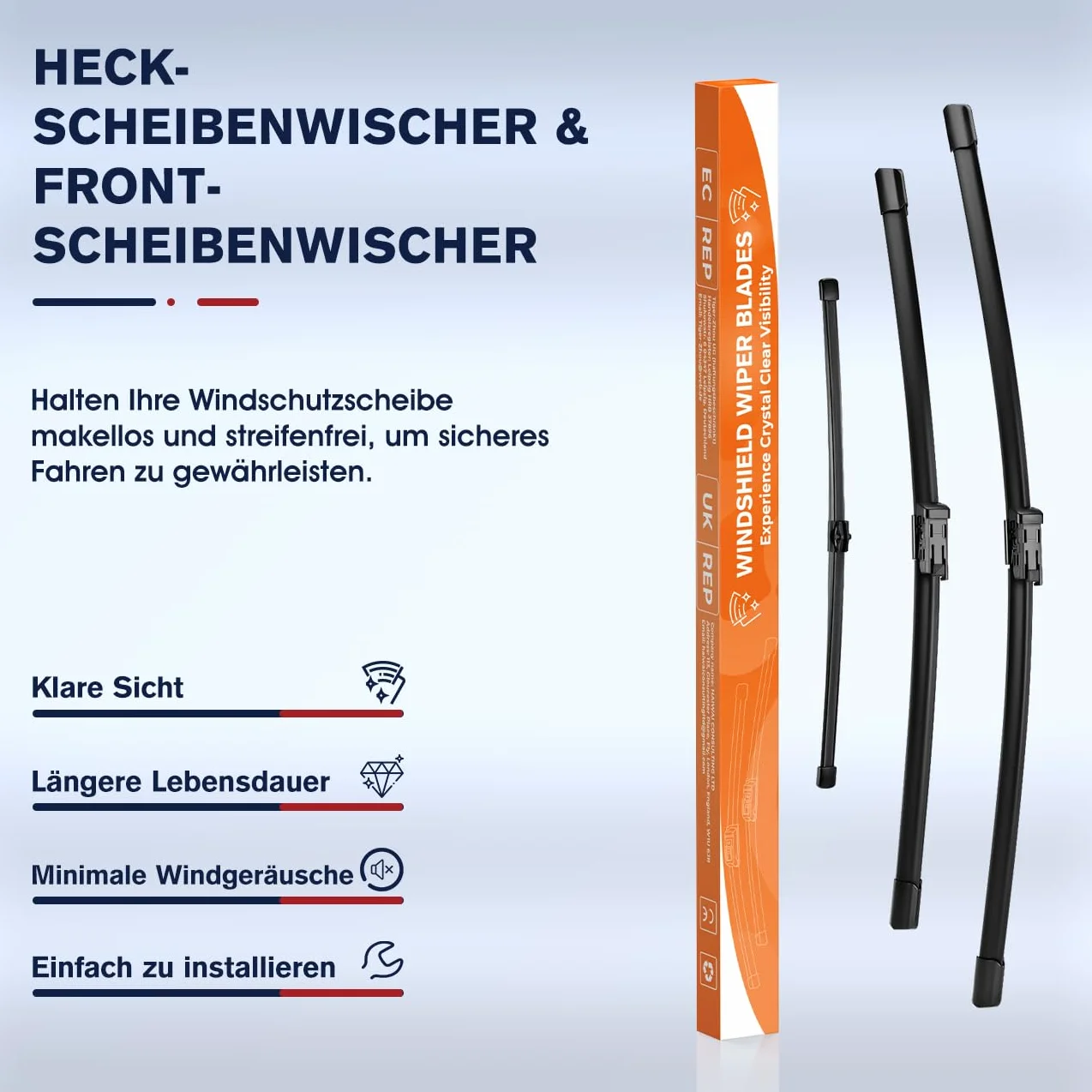 GEARMONSTER Zestaw wycieraczek przednich i tylnych do Audi Q5 8R Q3 A4 Allroad 600mm 500mm 330mm