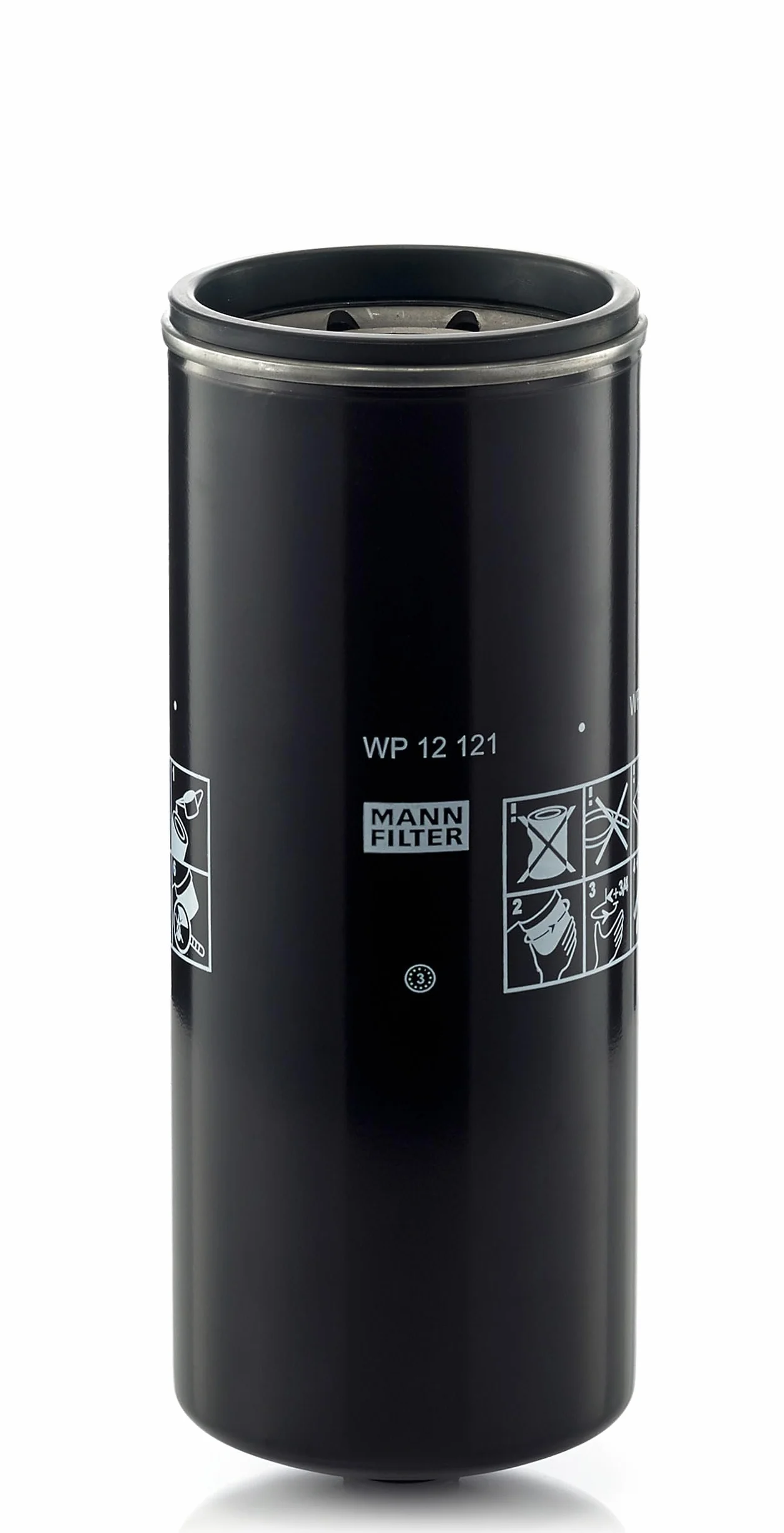 MANN-FILTER WP 12 121 Filtr olejowy - MASZYNY BUDOWLANE
