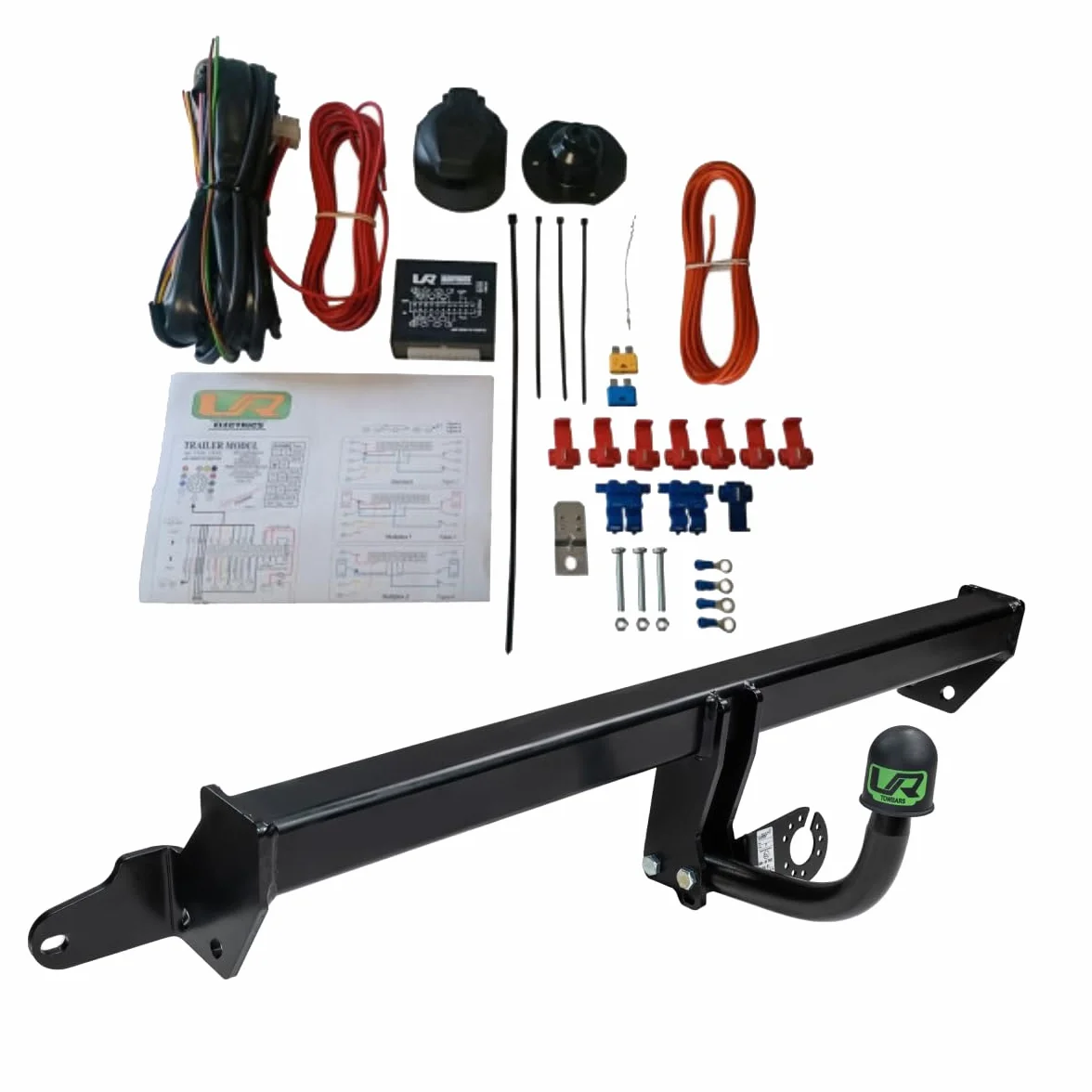 Umbra Rimorchi stały hak holowniczy i okablowanie 13P C2 kompatybilne z Renault CAPTUR CLIO SPORTER IV 31100/F 05/2013-12/2019