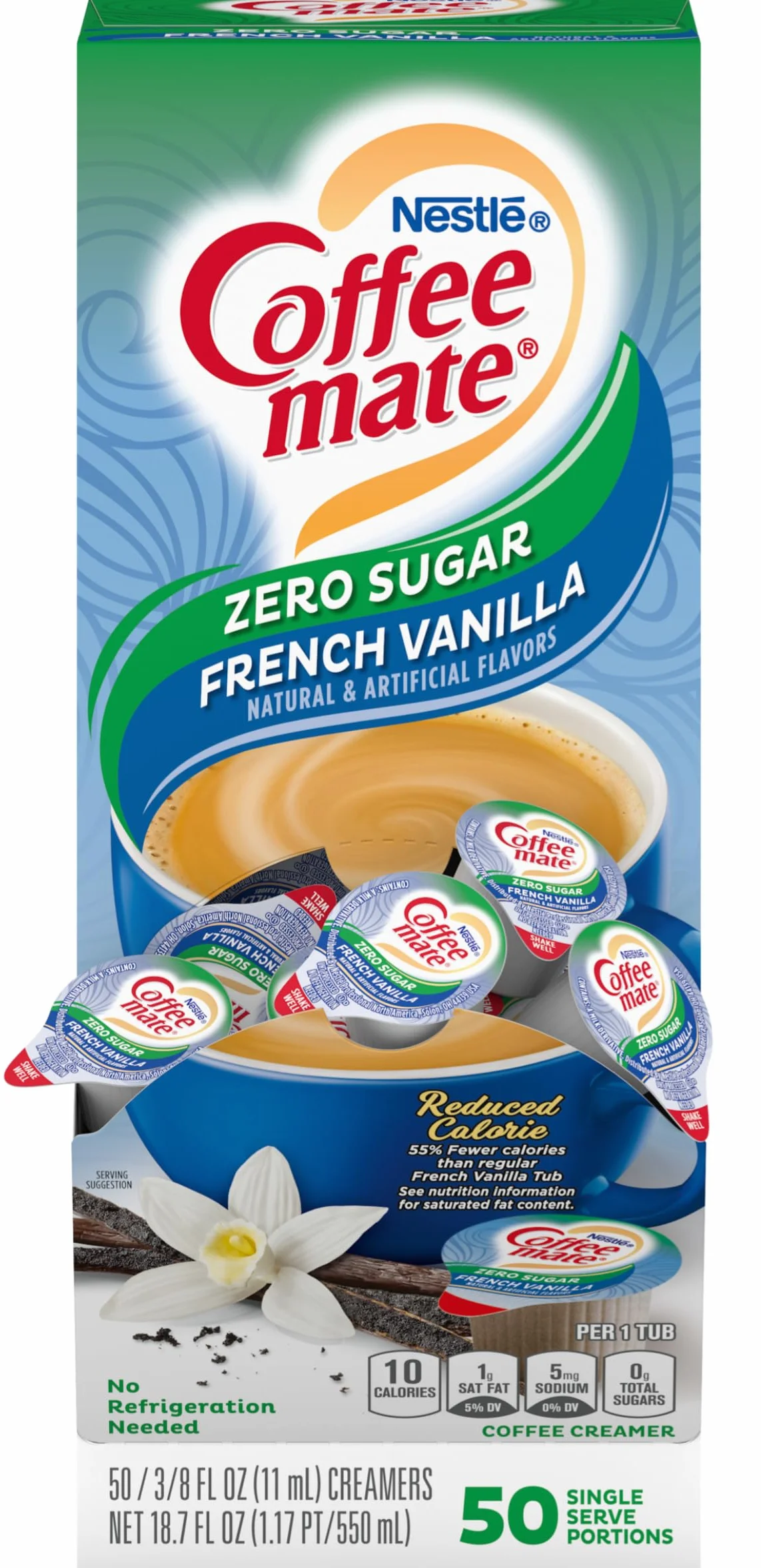 SF French Vanilla Creamer 50 kremów/pudełko 375 oz