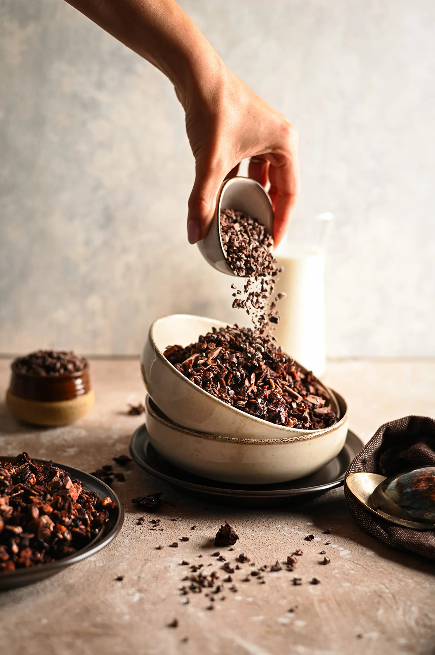 Biojoy BIO Nibsy kakaowe (500 g), surowe i bez dodatku cukru, Cacao nibs (Theobroma cacao)