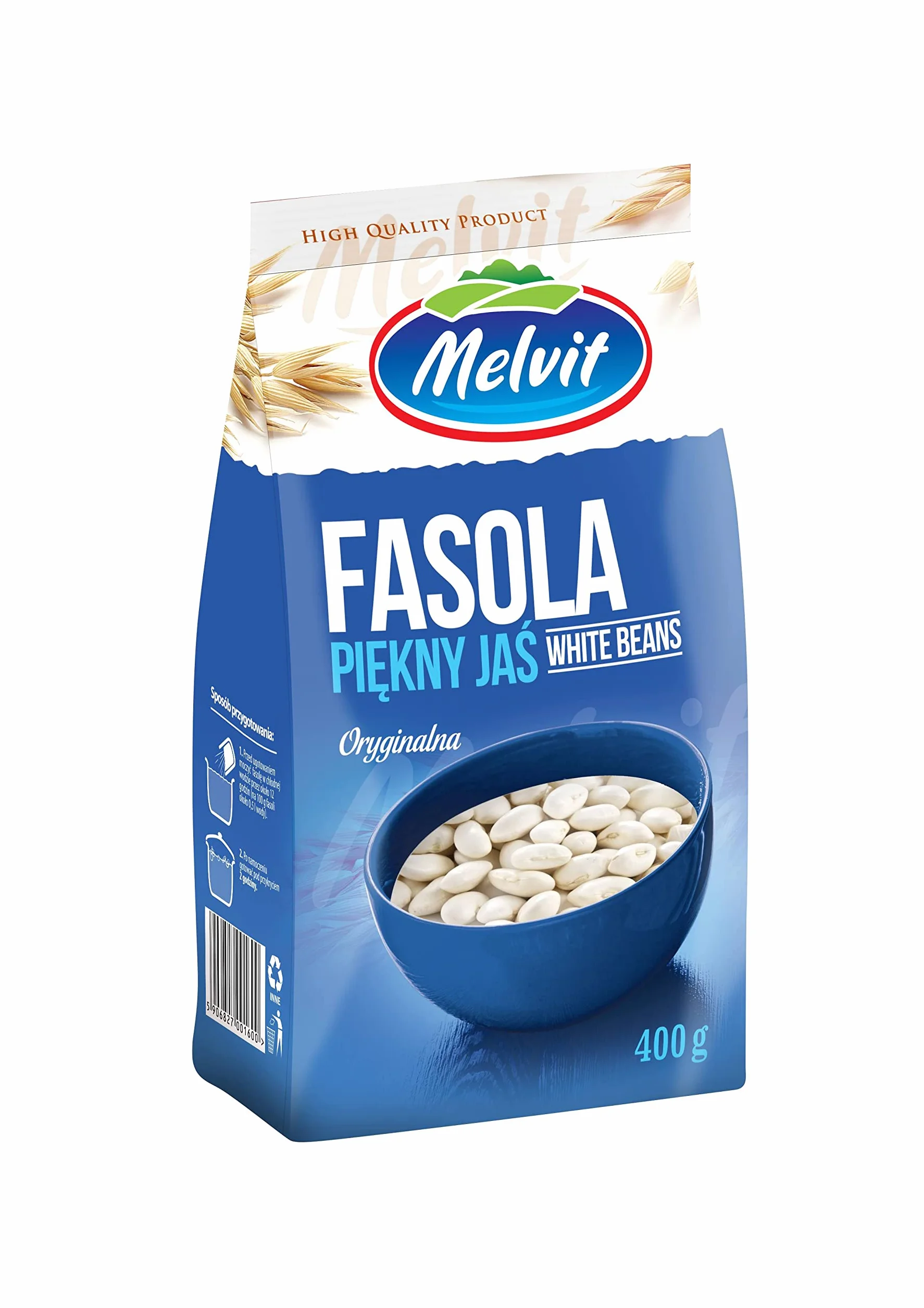 Melvit Fasola Piękny Jaś 400 g