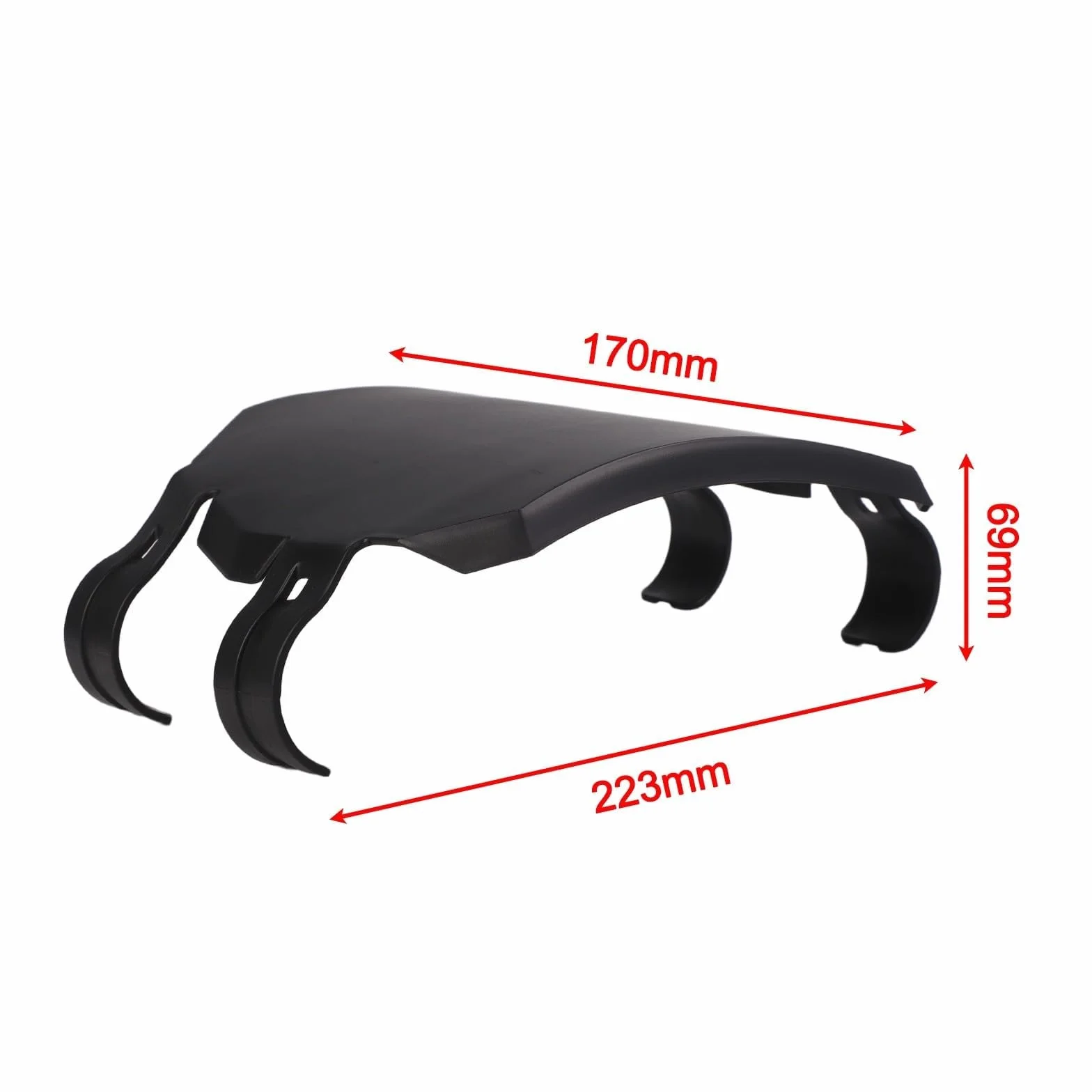 Elektryczna płyta przednia Dirt Bike PP Plastikowe akcesoria montażowe kompatybilne z Surron dla Light Bee X/S do TALARIA X3 MX3 MX4 Motocross Display Black, 223 x 170 x 69 mm
