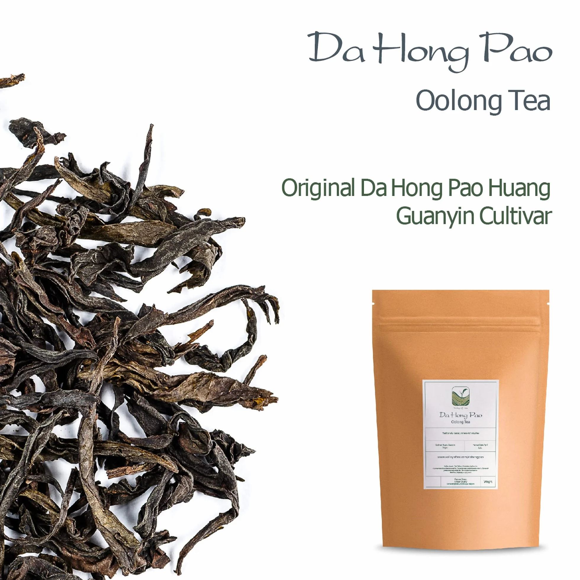 Da Hong Pao Oolong Tea - Classic Wuyi Rock Wu Long Tea - Big Red Robe - Dahongpao