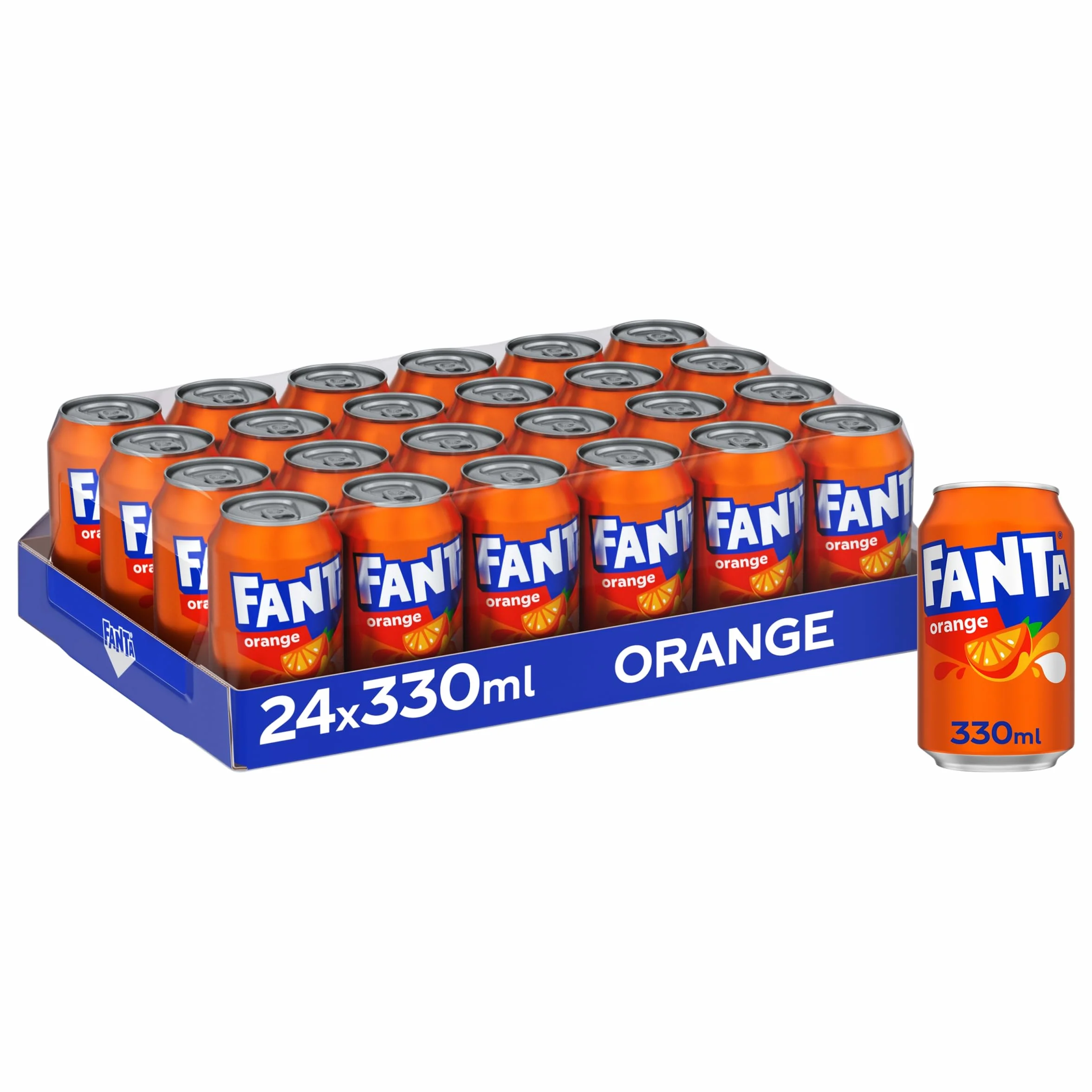 Fanta Pomarańczowa Napój Gazowany 330 ml 24 Sztuk