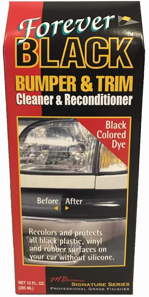 Forever Black Bumper and Trim Reconditioner Cleaner and Reconditioner – środek do czyszczenia tworzyw sztucznych, czarny, liczba 3