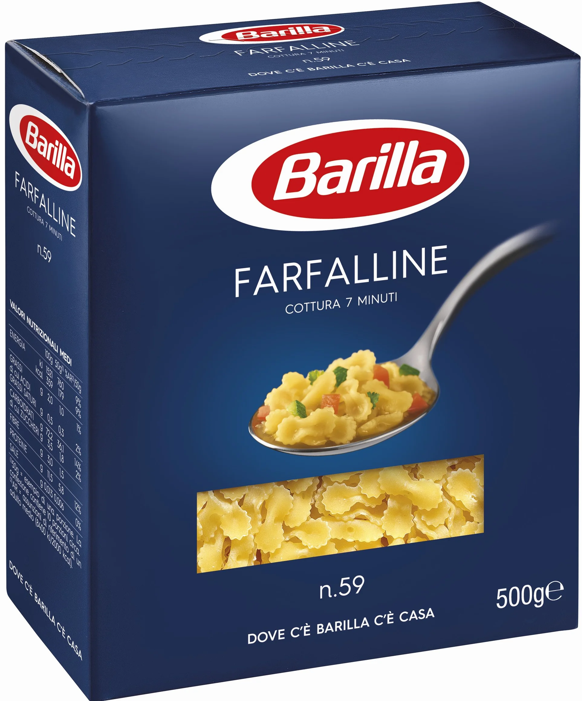 Barilla Farfalline n59 makaron 500g