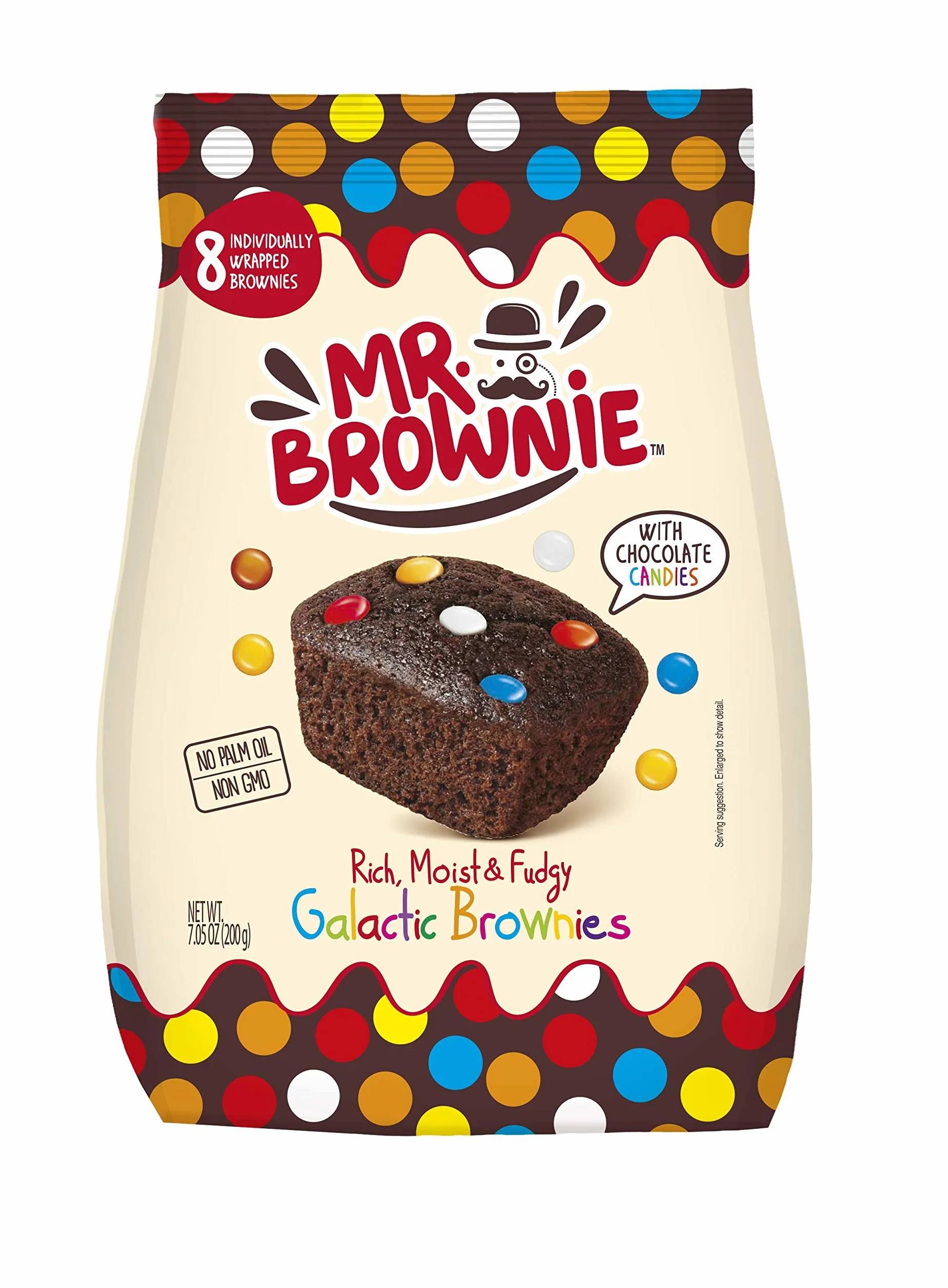 Mr. Brownie Galactic Brownies, 8 sztuk, 200 g