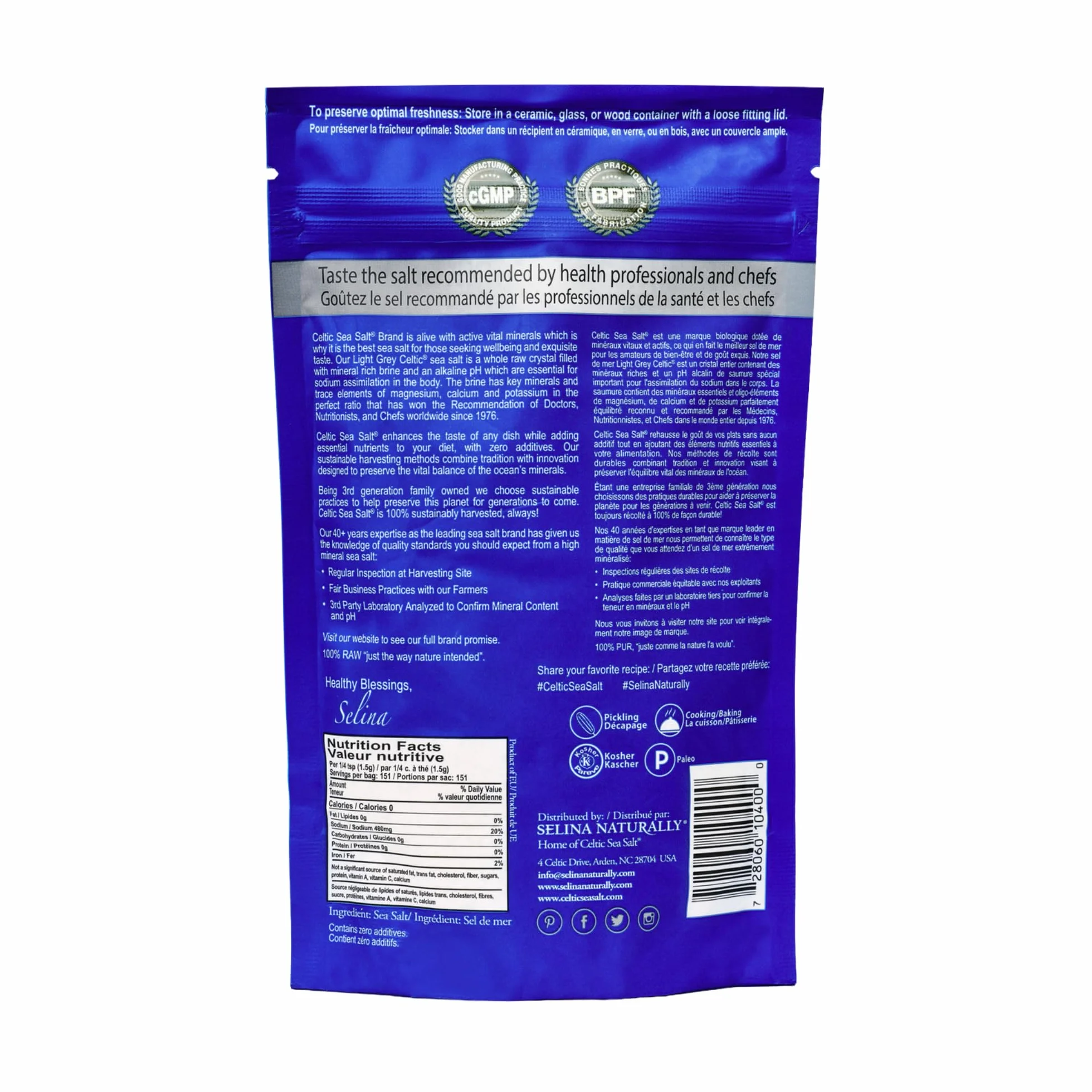 Celtic Sea Salt Lt Grey Pou, 0,3 kg
