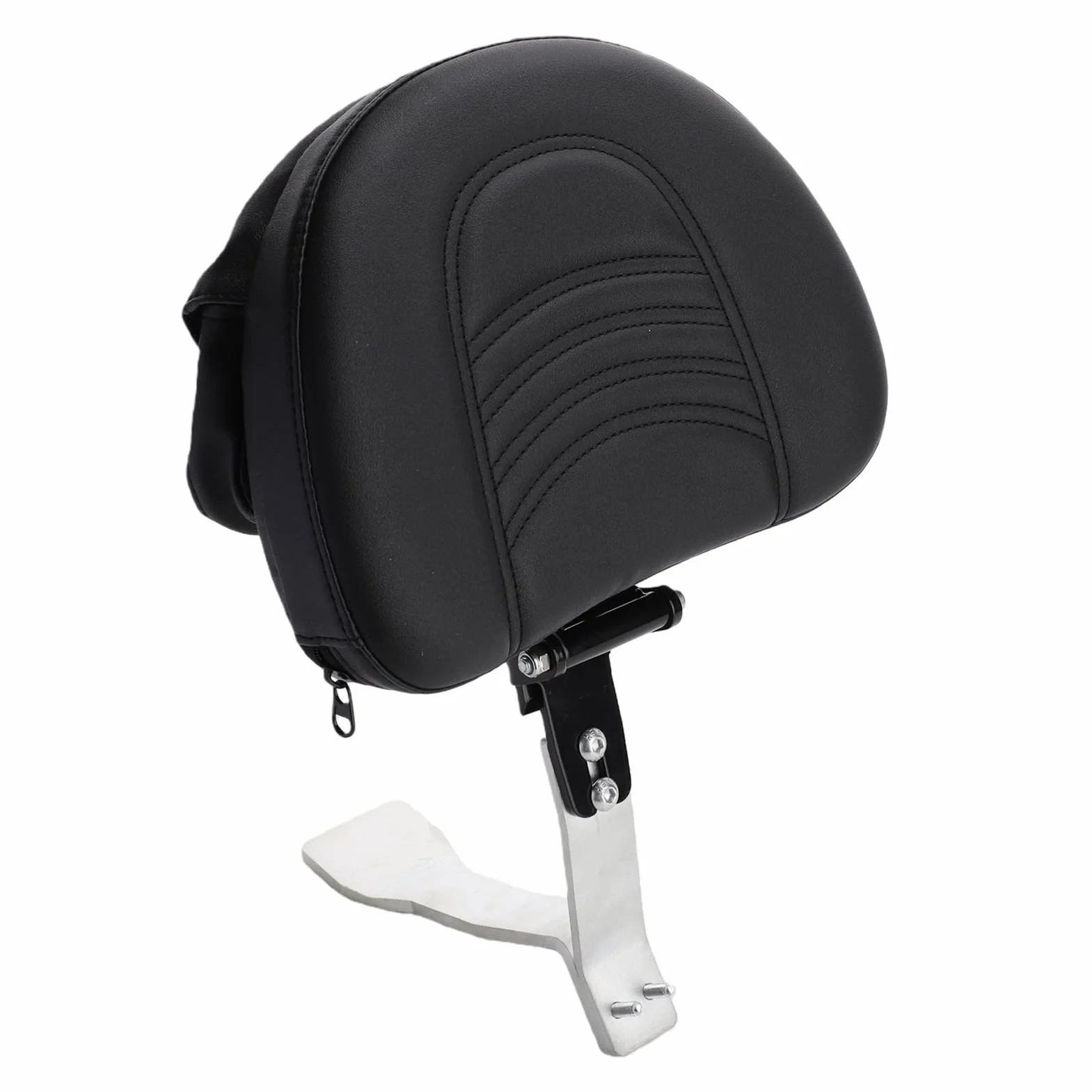 Generic Zestaw do Montażu Oparcia Motocyklisty Wygodne Wsparcie do Całodziennej Jazdy Spyder RT SE6 SM6 SE5 6 Mm Wytrzymałe żelazo i Skóra PU