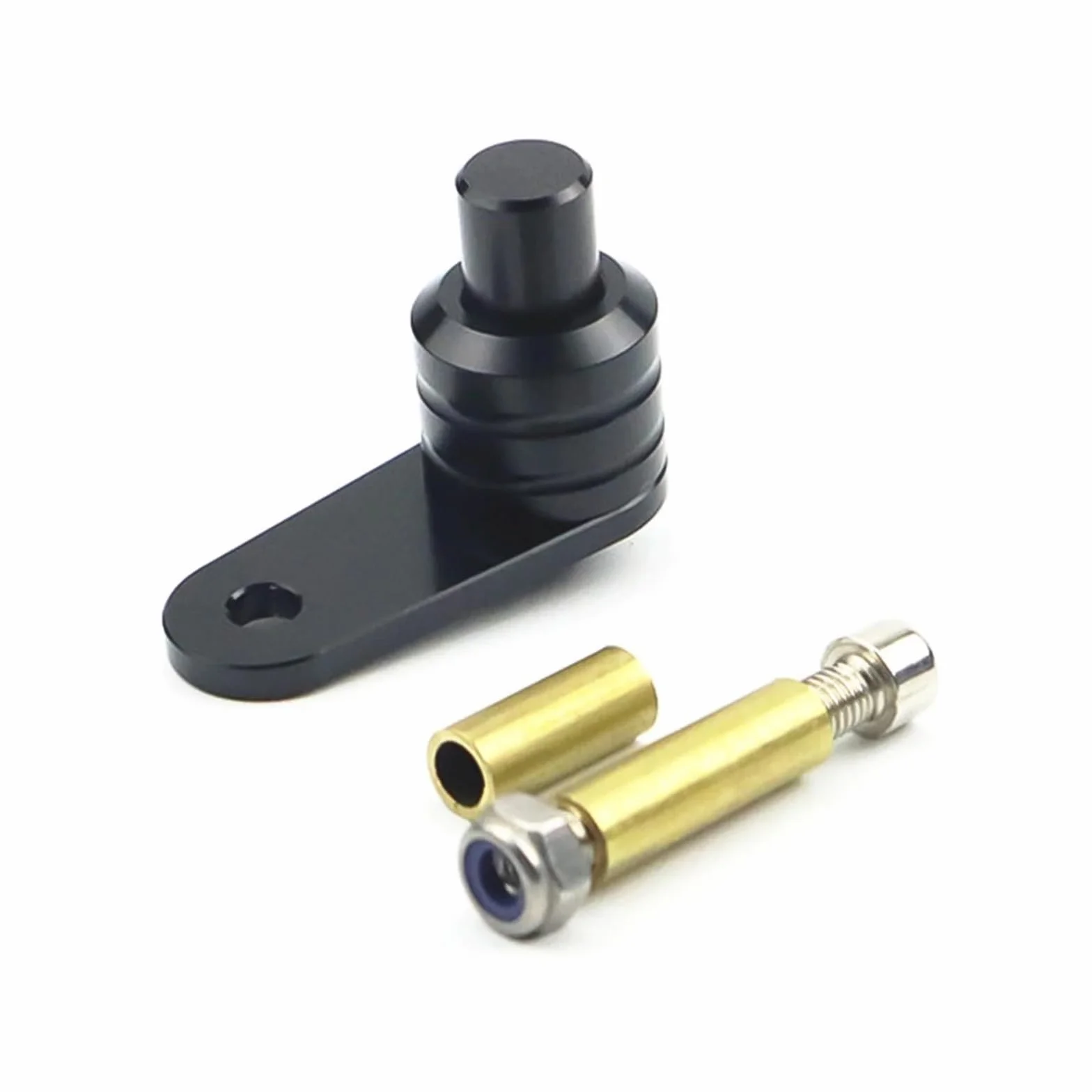 Parking Brake Switch Brake Motorcycle Lever Lock Replacement Compatible With 155/125 XMAX 400/300/250/125 NSS FORZA Moto Accessories (Material : Black, Size : 1)
