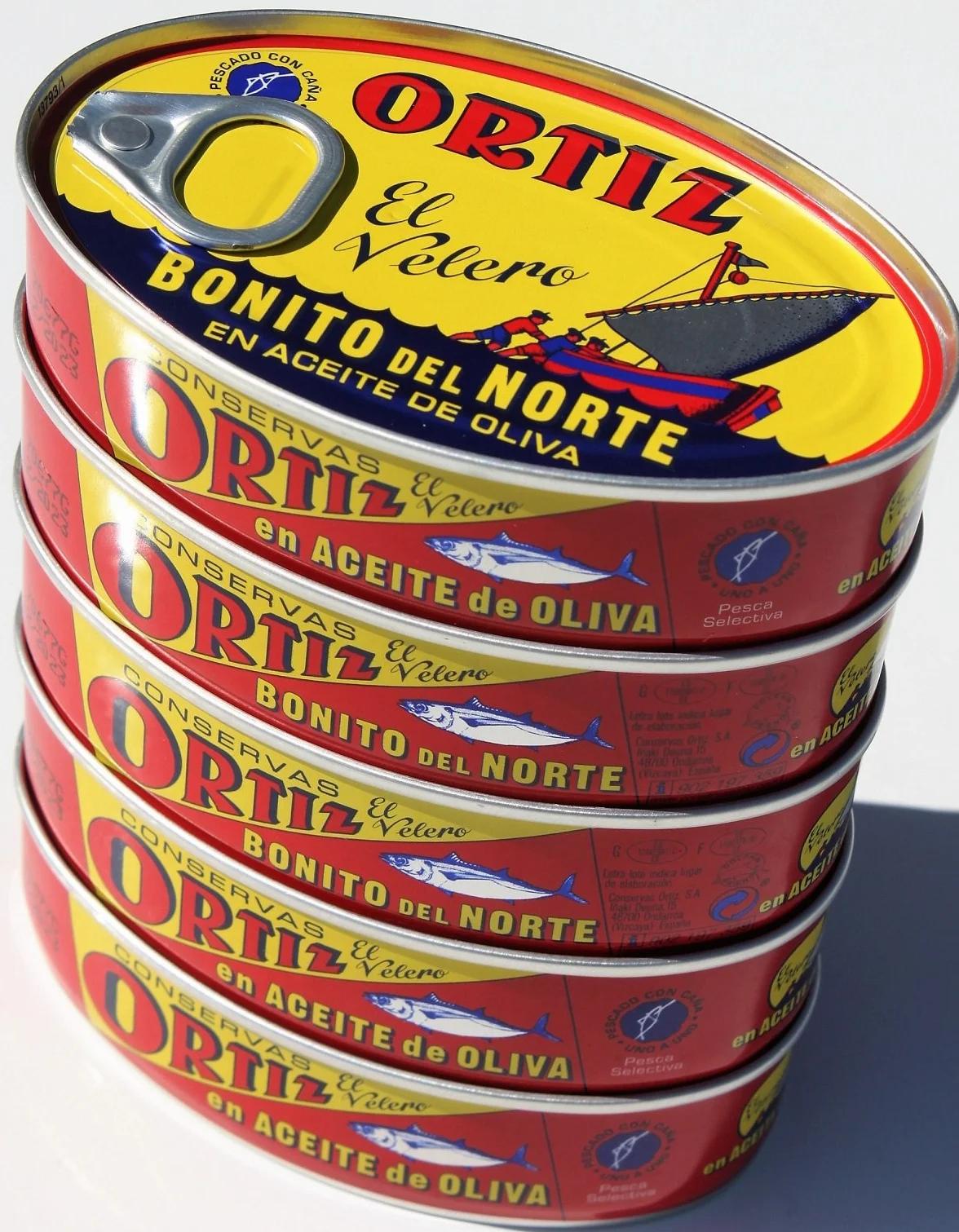 Ortiz Bonito del Norte biały tuńczyk w oliwie z oliwek 112 g (opakowanie 5)