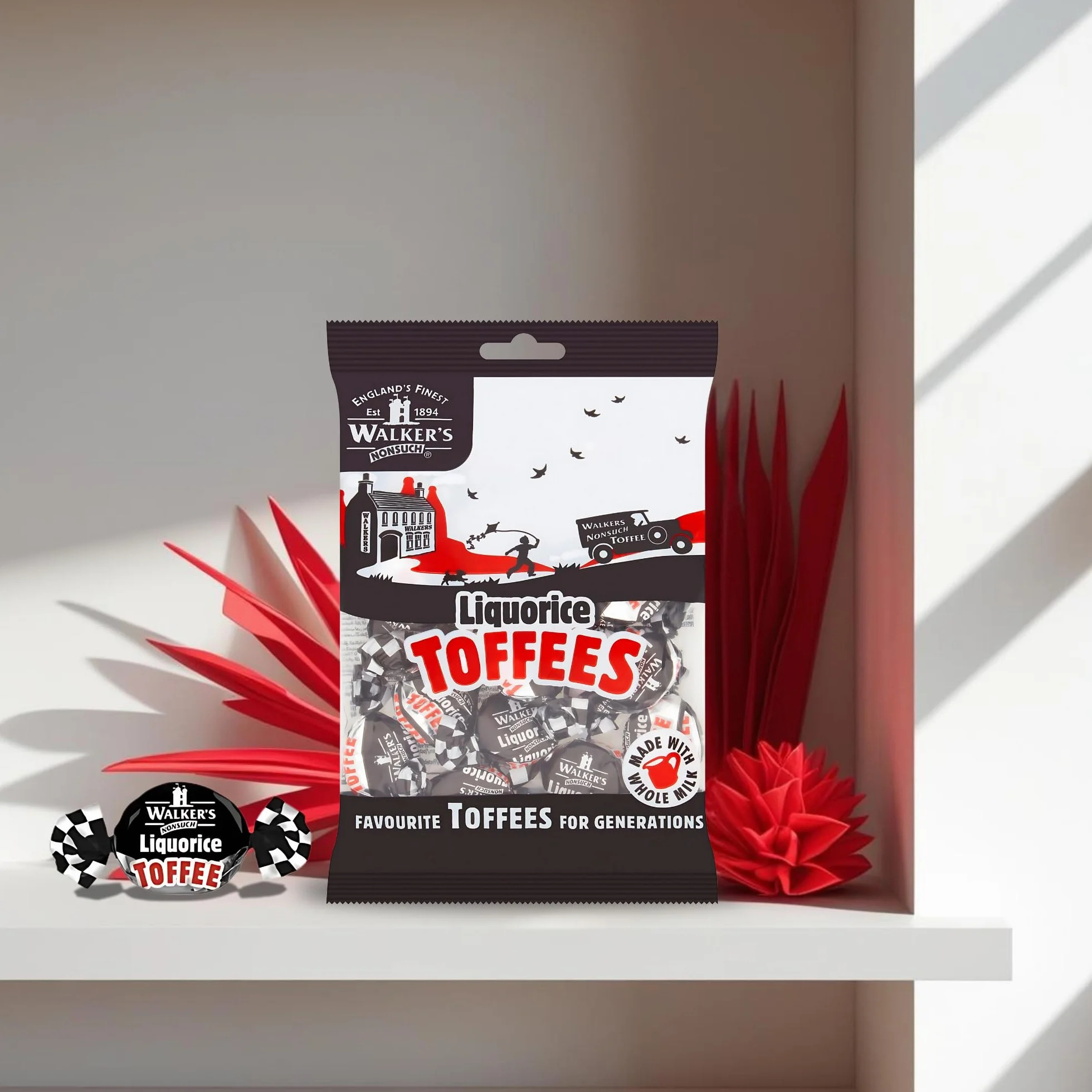Walkers Nonsuch Lukrecja w luksusowym karmelu (150 g) - Opakowanie 2 szt