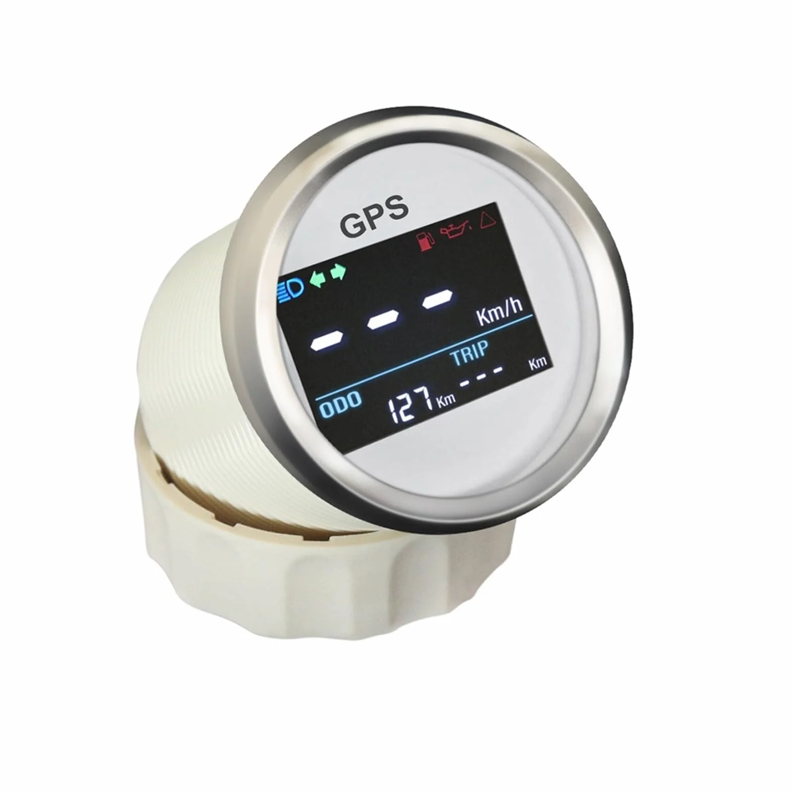 Licznik prędkości samochodu 52mm Cyfrowy Prędkościomierz GPS LCD Miernik Prędkości Przebieg Regulowany Licznik Przebiegu Dla Auto Motocykl Łódź 12V 24V Szybkie potwierdzenie lokalizacji(WS)