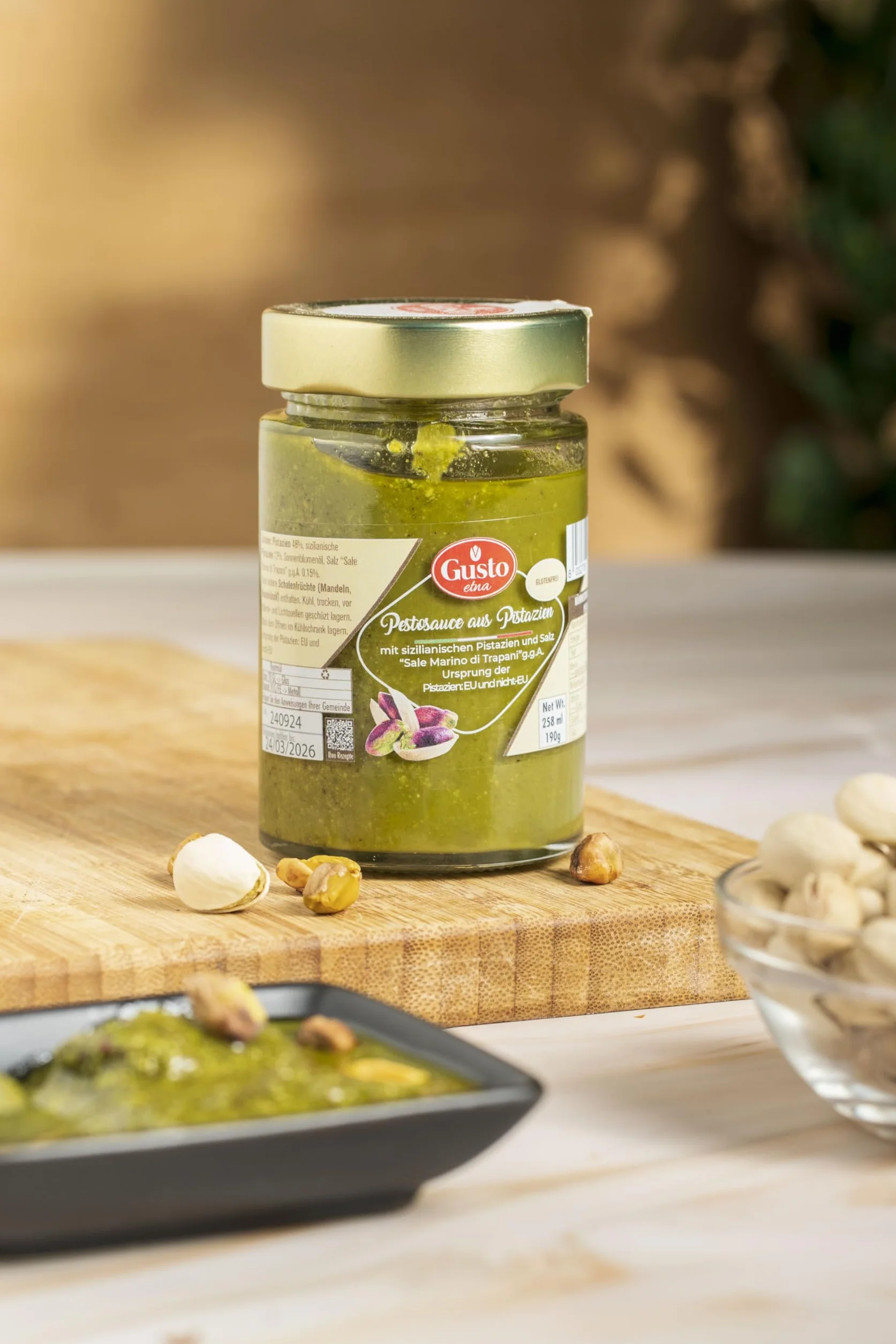 Gusto Etna pesto pistacjowe 190g wytrawne włoskie
