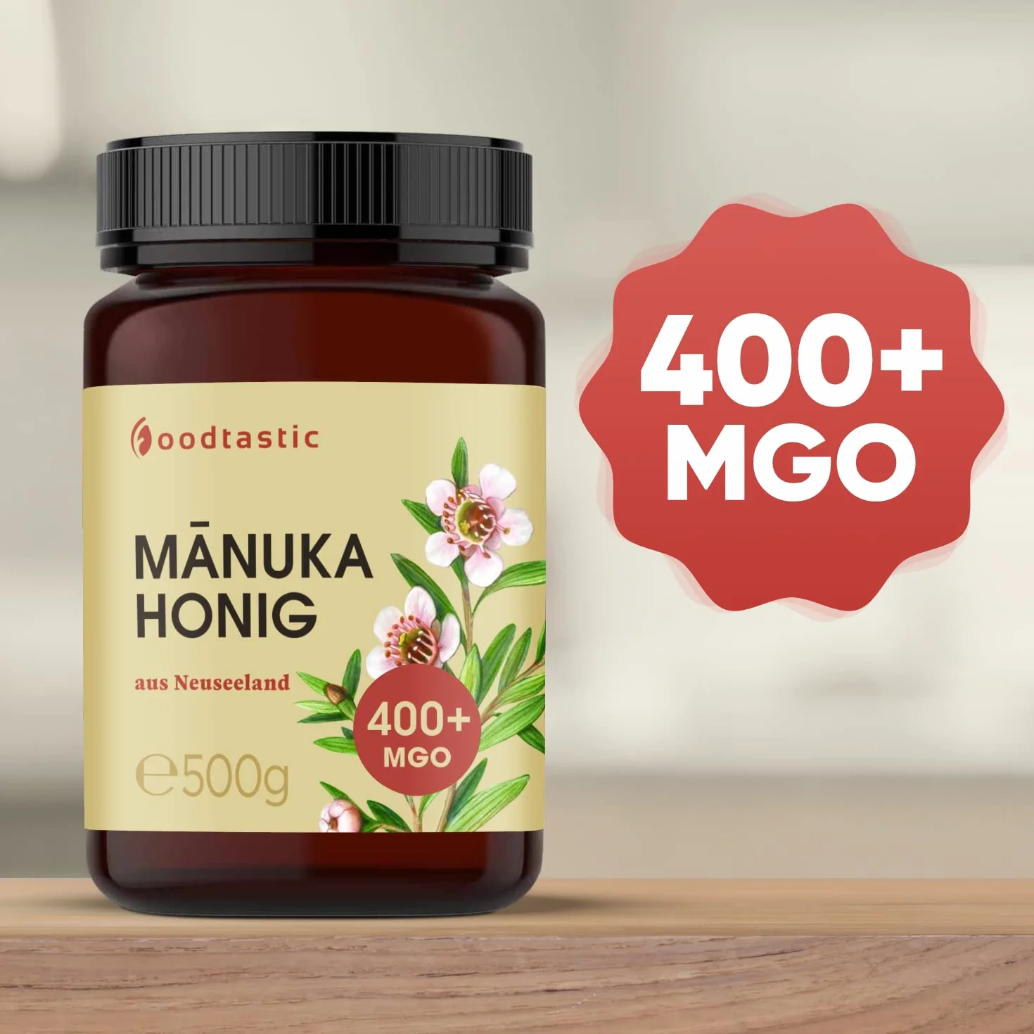 Miód Manuka MGO 400 500 g certyfikowany z Nowej Zelandii