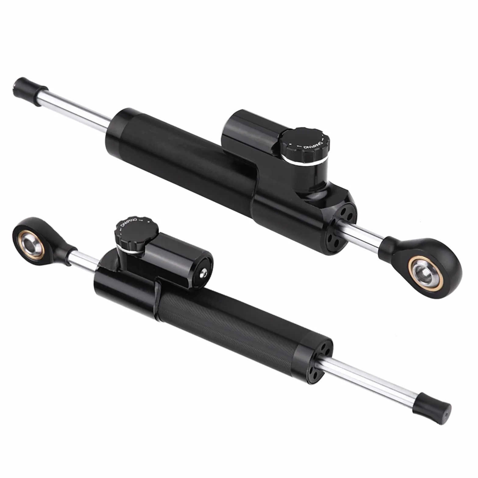 Uniwersalny amortyzator kierownicy motocykla CNC, amortyzator kierownicy motocykla, odwrócony stabilizator liniowy amortyzatora Keenso z uchwytem