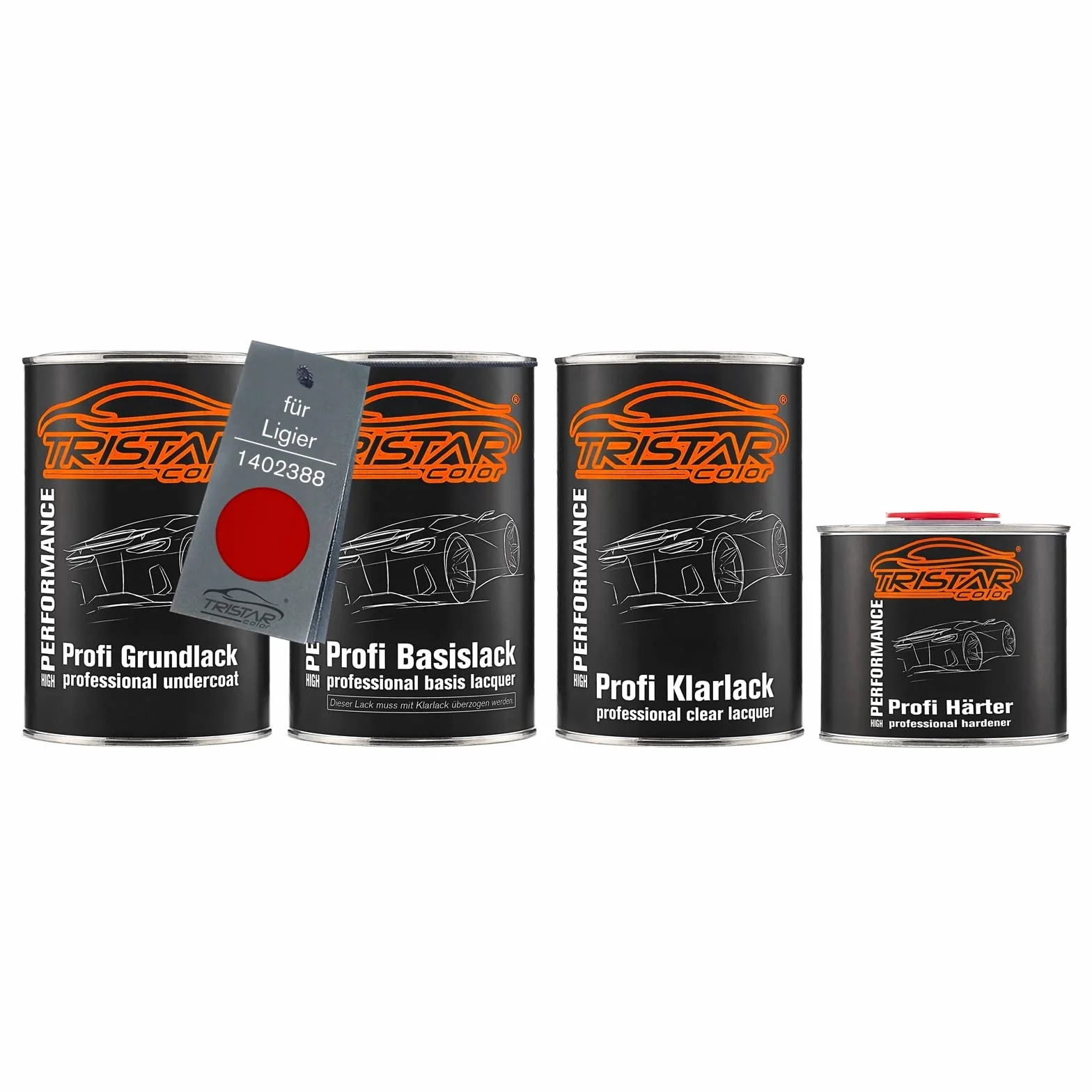 TRISTARcolor Lakier samochodowy Zestaw 3,5L Rouge Toledo Perl dla Ligier 1402388
