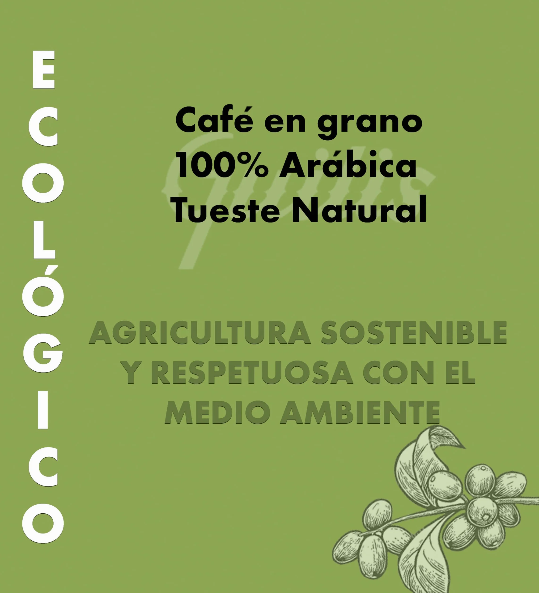 CAFES GUILIS DESDE 1928 AMANTES DEL CAFE Ekologiczne ziarna kawy Arabica naturalnie woskowane Artisan prażenie 1 kg