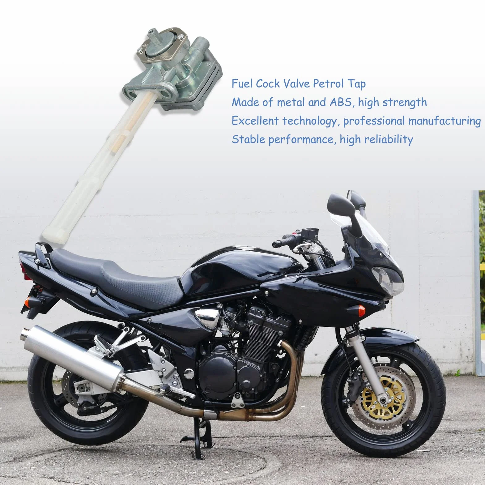Zawór Kurkowy Paliwa Zawór ynowy, Zawór Odcinający Paliwo 44300 32F10 Zamiennik dla Bandit 1200 GSF1200 2001-2005,Zawory paliwowe i akcesoria