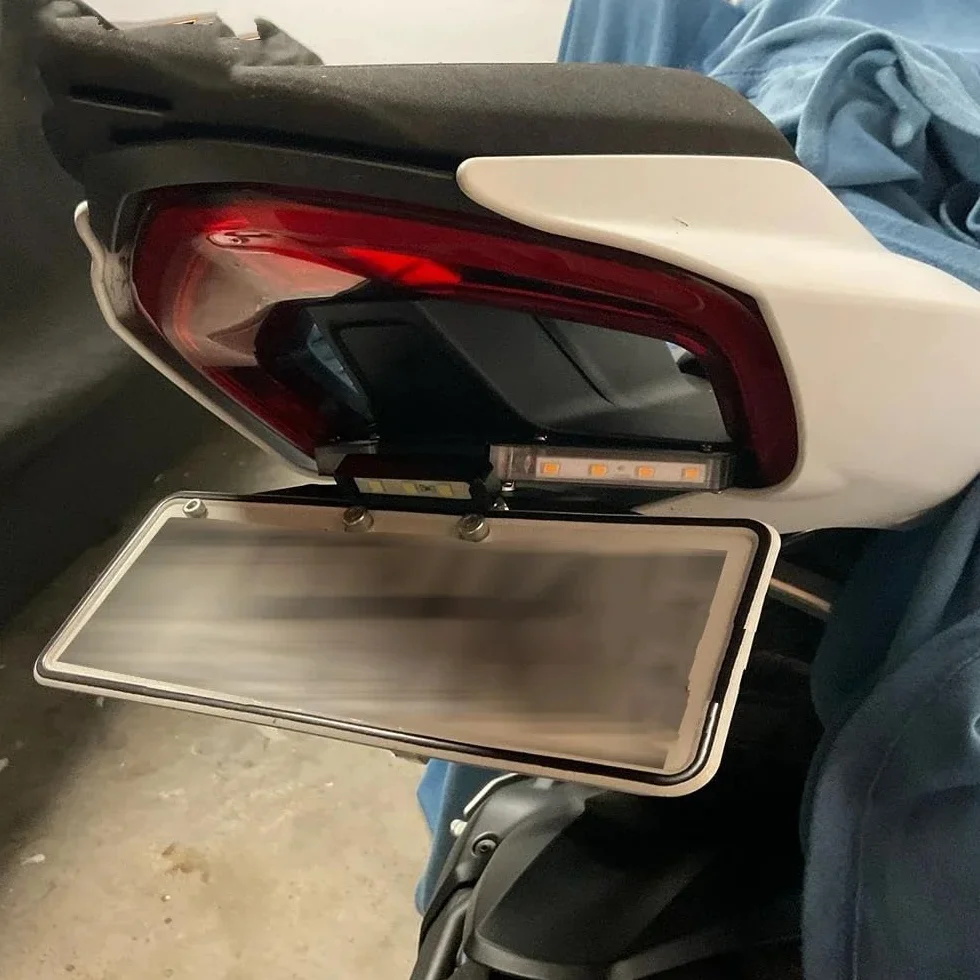 Ducati Panigale 955 V2 1000 1100 V4 S R Streetfighter 2019-2024 Ramka Z Numerem Rejestracyjnym Wspornik Tablicy Rejestracyjnej Ogon Tidy