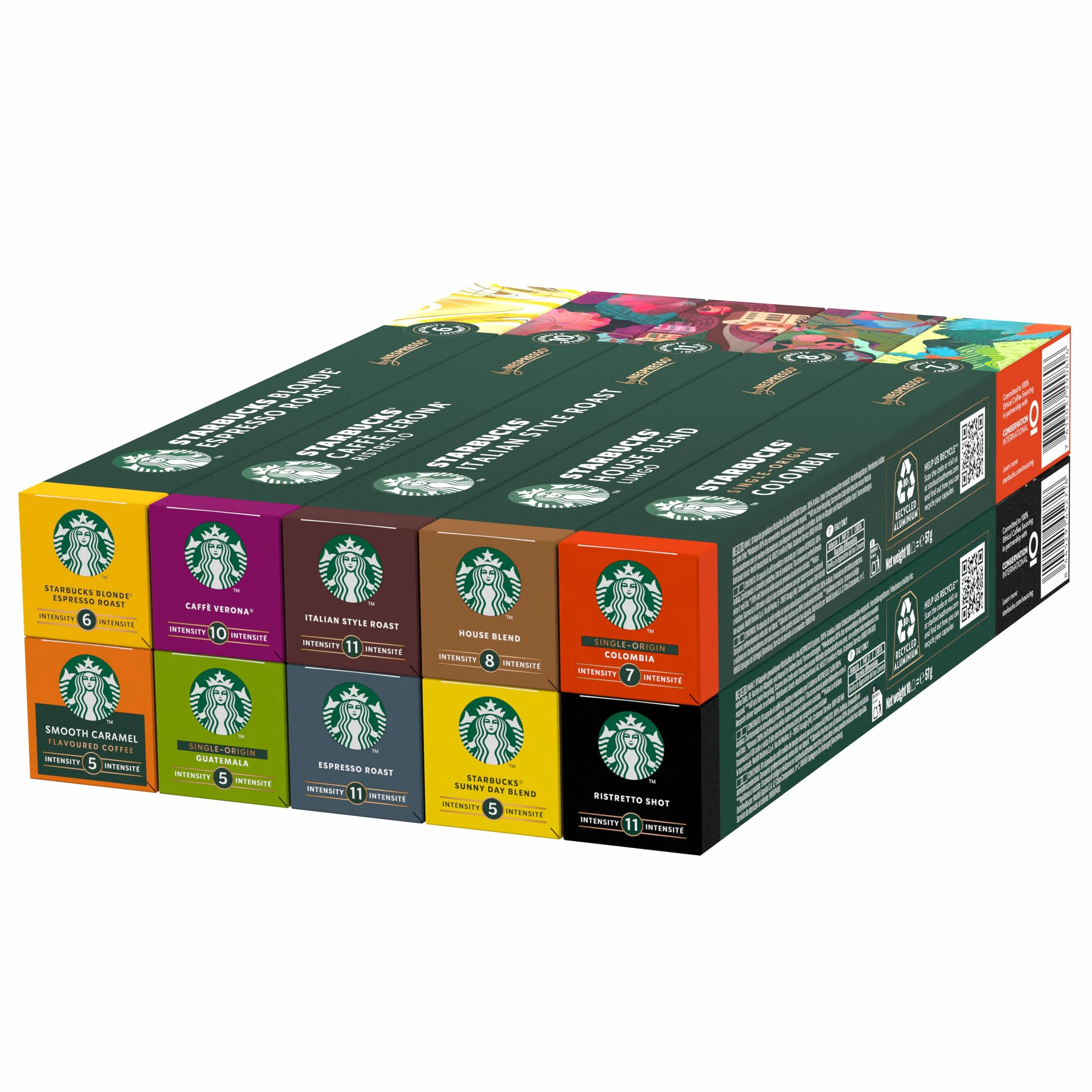 STARBUCKS Discovery Variety Pack Nespresso Kapsułki Kawy 100 Kapsułki Amazon Exclusive