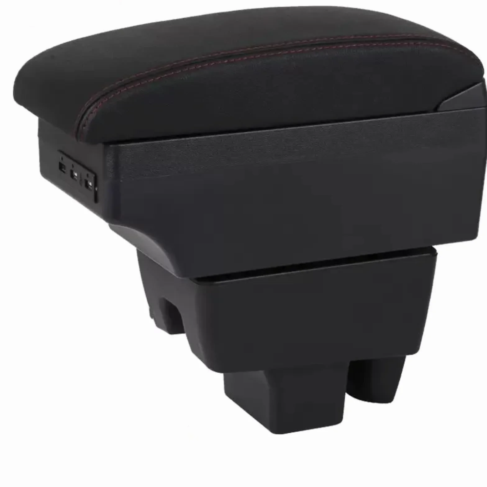 Dla Skoda Dla Rapid Dla VW Dla Polo 2020 2021 podłokietnik ze schowkiem do podłokietnika samochodowego ze schowkiem USB akumulatorowa popielniczka Auto części
