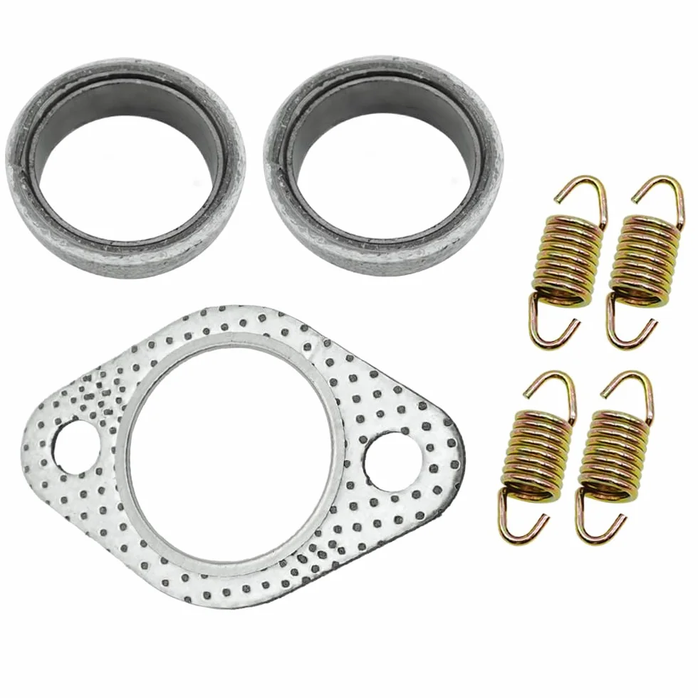 Uszczelka do t?umika wydechowego, zestaw do konwersji do Polaris Scrambler 500 Sportsman 400 450 500 2001-2014 Ranger 400 425 500 Zestaw uszczelek tłumika z sprężyną