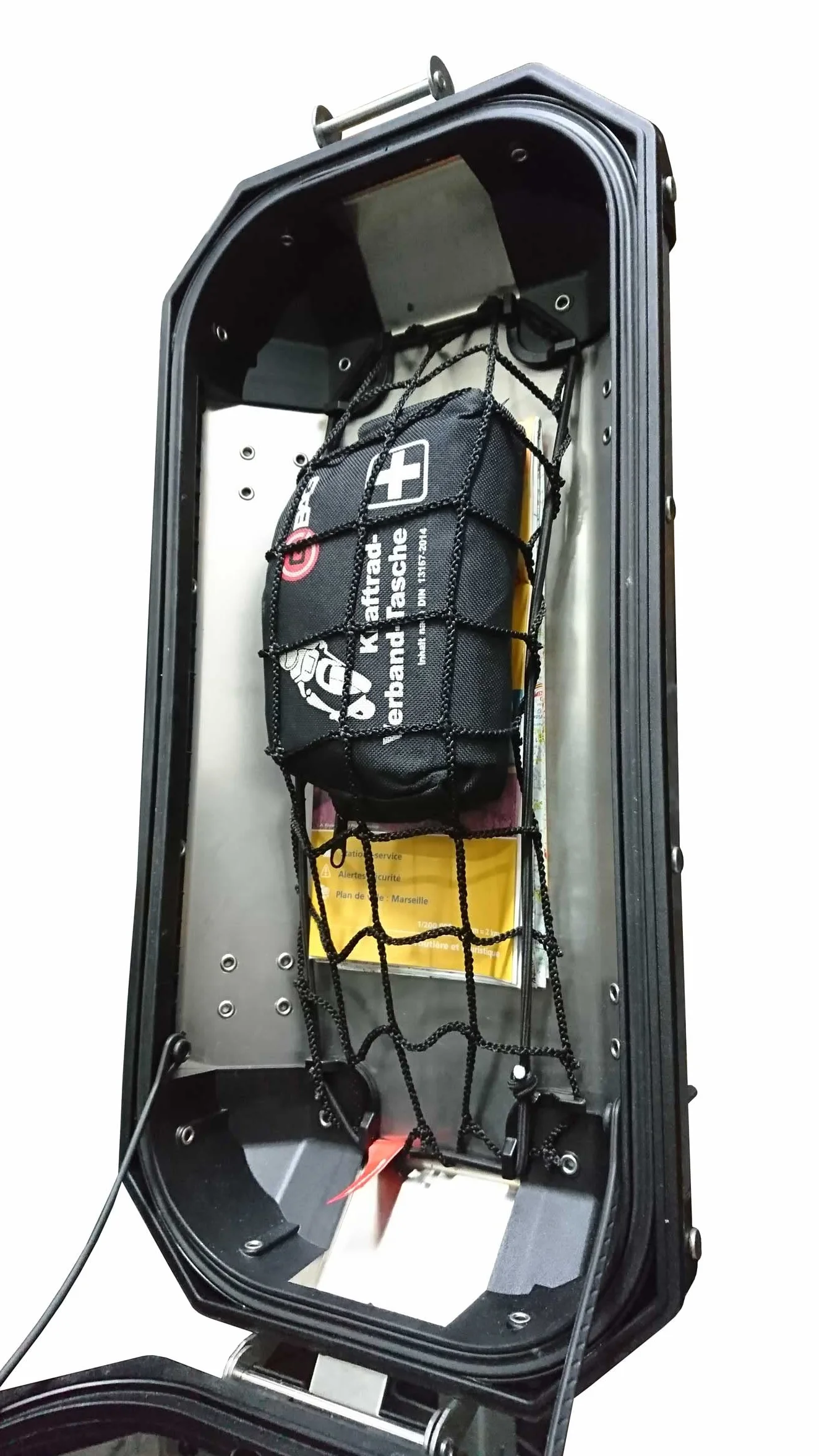 GIVI TREKKER OUTBACK 37l i Trekker Dolomiti - Siatka Bagażnika - Kufry Boczne - Kufer Motocyklowy - Siatka na Bagaż - Czarny