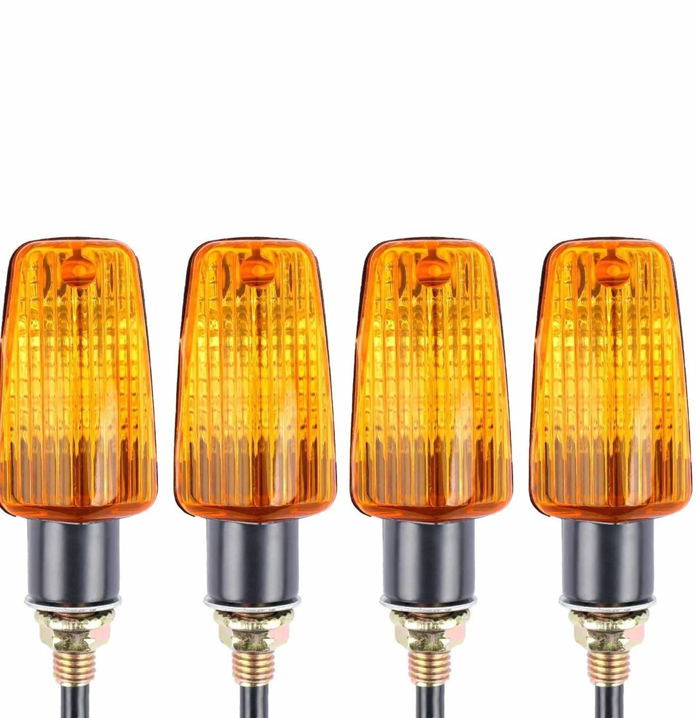 Kierunkowskazy motocyklowe, 4 sztuki, 12 V, 12 diod LED, wodoszczelne, uniwersalne, do skuterów, quadów, offroadowych