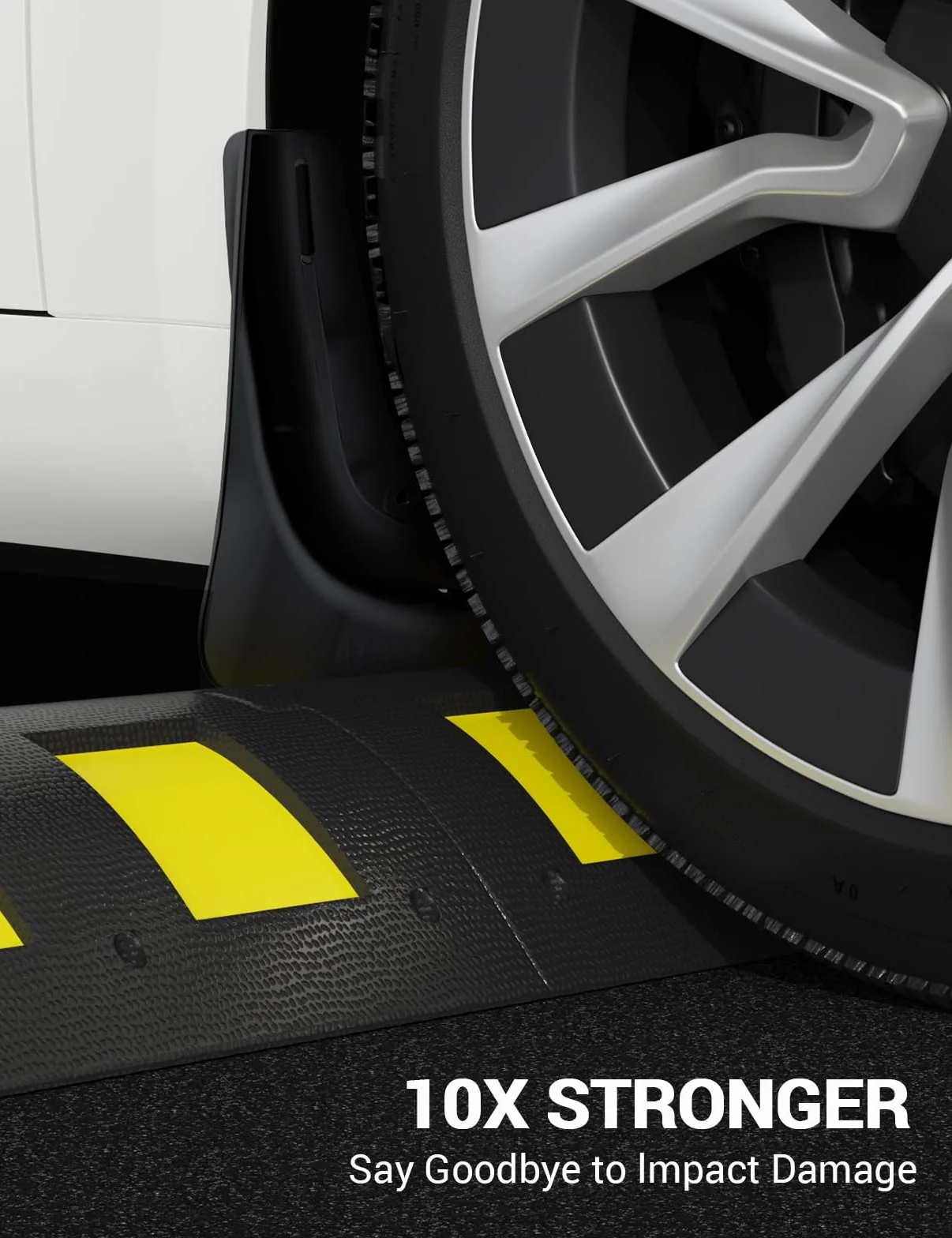 BASENOR 2026 osłony błotne Tesla Model Y [bez wiercenia, bez taśmy] [ochrona przed malowaniem] Ochraniacze na opony na wszystkie warunki pogodowe TPE osłony błotne na Model Y Juniper 2025 2026