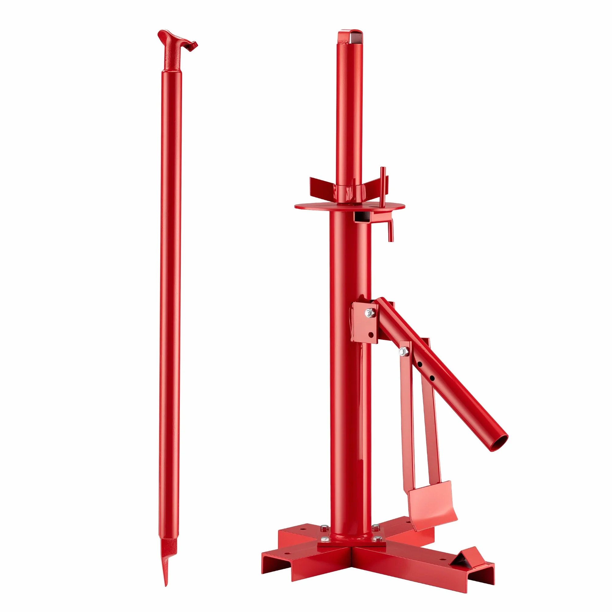 Wiltec Montażownica do opon 4"-21″ od osi Ø 51 mm, uniwersalne urządzenie ze stali do ręcznego montażu i demontażu opon