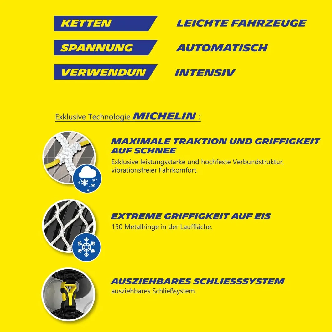 MICHELIN EASY GRIP Limited Kompozytowe łańcuchy śniegowe E11