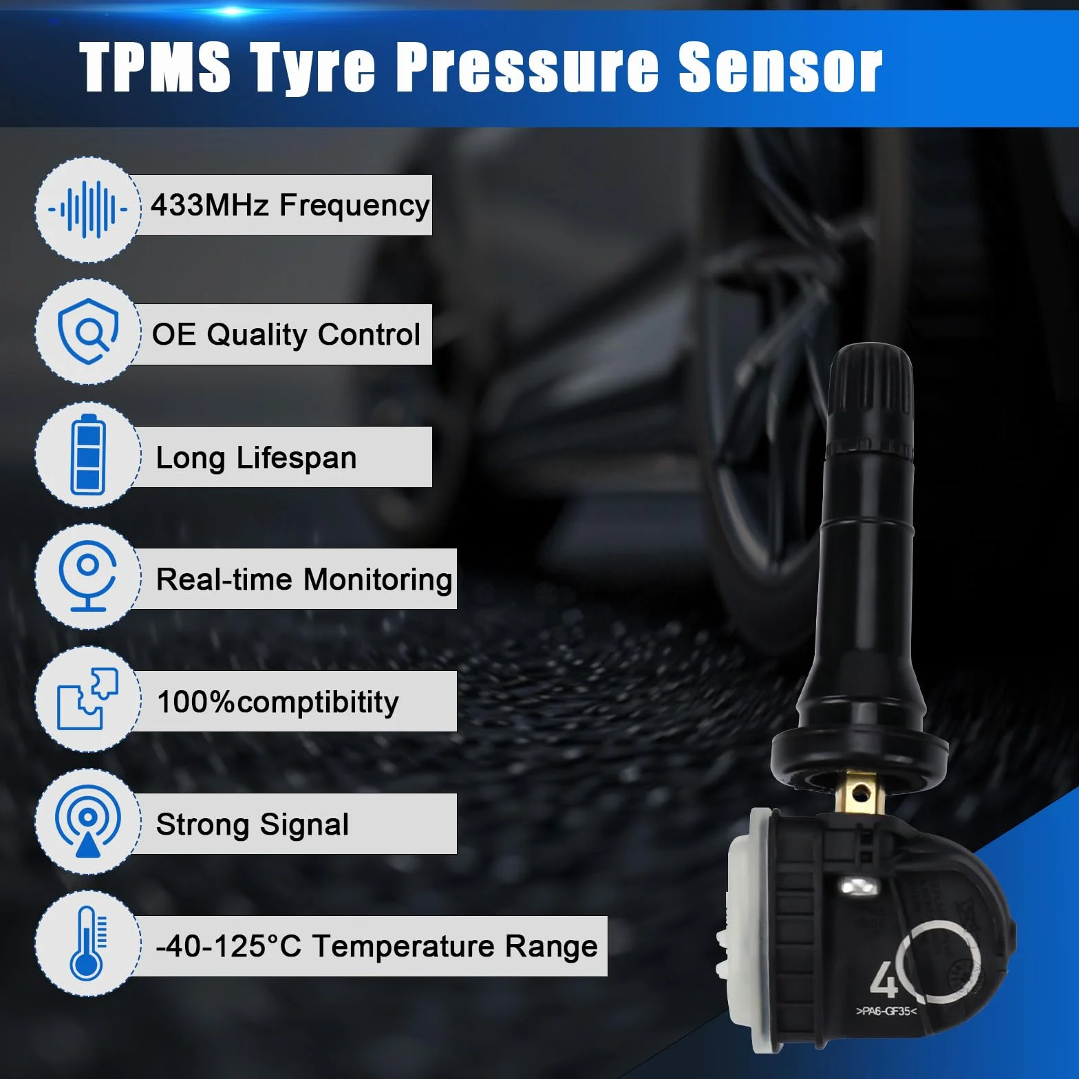 Czujniki ciśnienia w oponach TPMS Opel Astra J K Corsa D Adam Insignia B Meriva B Zafira C Vauxhall Cadillac XT4 13506028