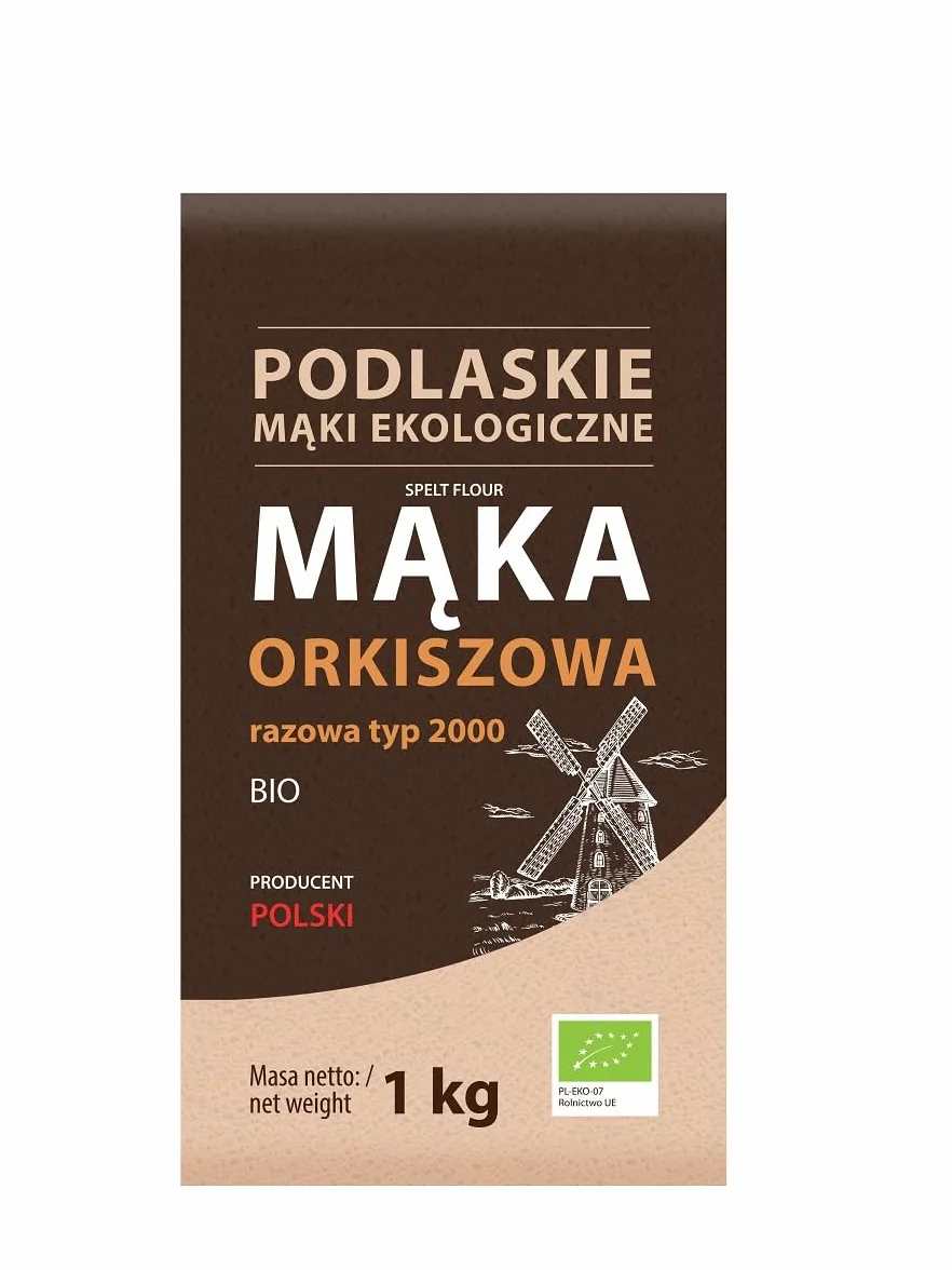 Mąka pełnoziarnista orkiszowa 1 kg EKO Bio Life