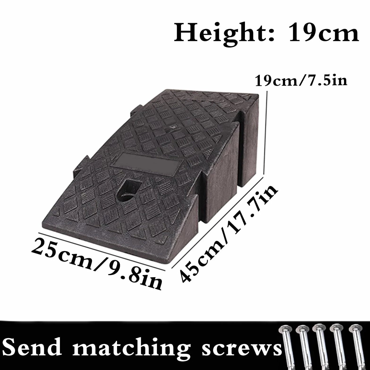 Plastic curb ramps