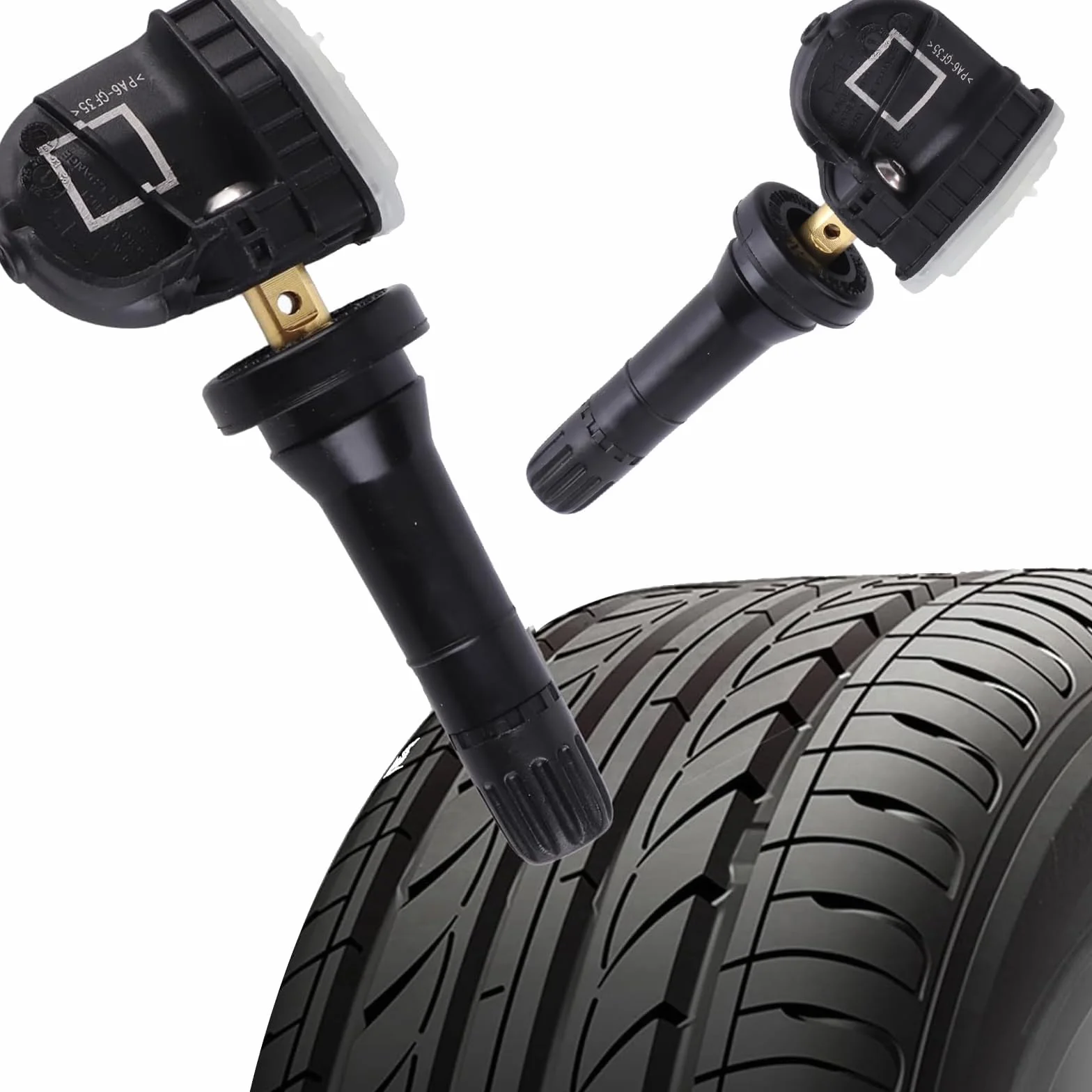ANBOO 4 sztuki TPMS czujnik ciśnienia w oponach, system kontroli ciśnienia w oponach, czujniki RDKS, kompatybilne z Ford Focus III/C-Max II/B-Max/Kuga/Fiesta/Mondeo/Ecosport 1862980 2036832 2318530 do