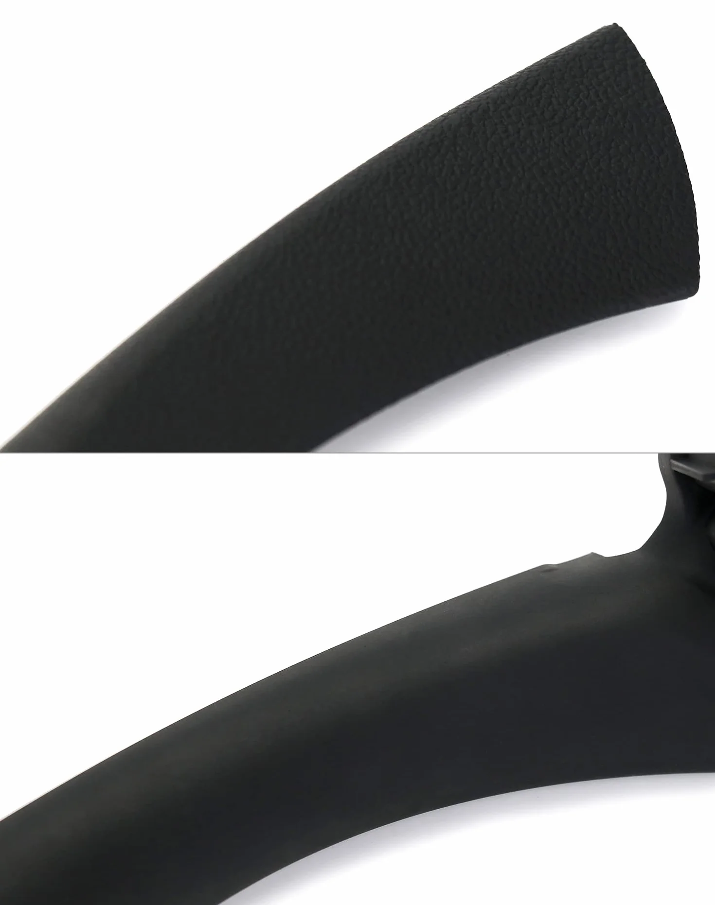 QWORK® Klamka wewnętrzna, wymiana klamki wewnętrznej samochodu prawa, odpowiednia do akcesoriów kompatybilne z BMW serii 3 2004-2012 (E90 Right), czarna