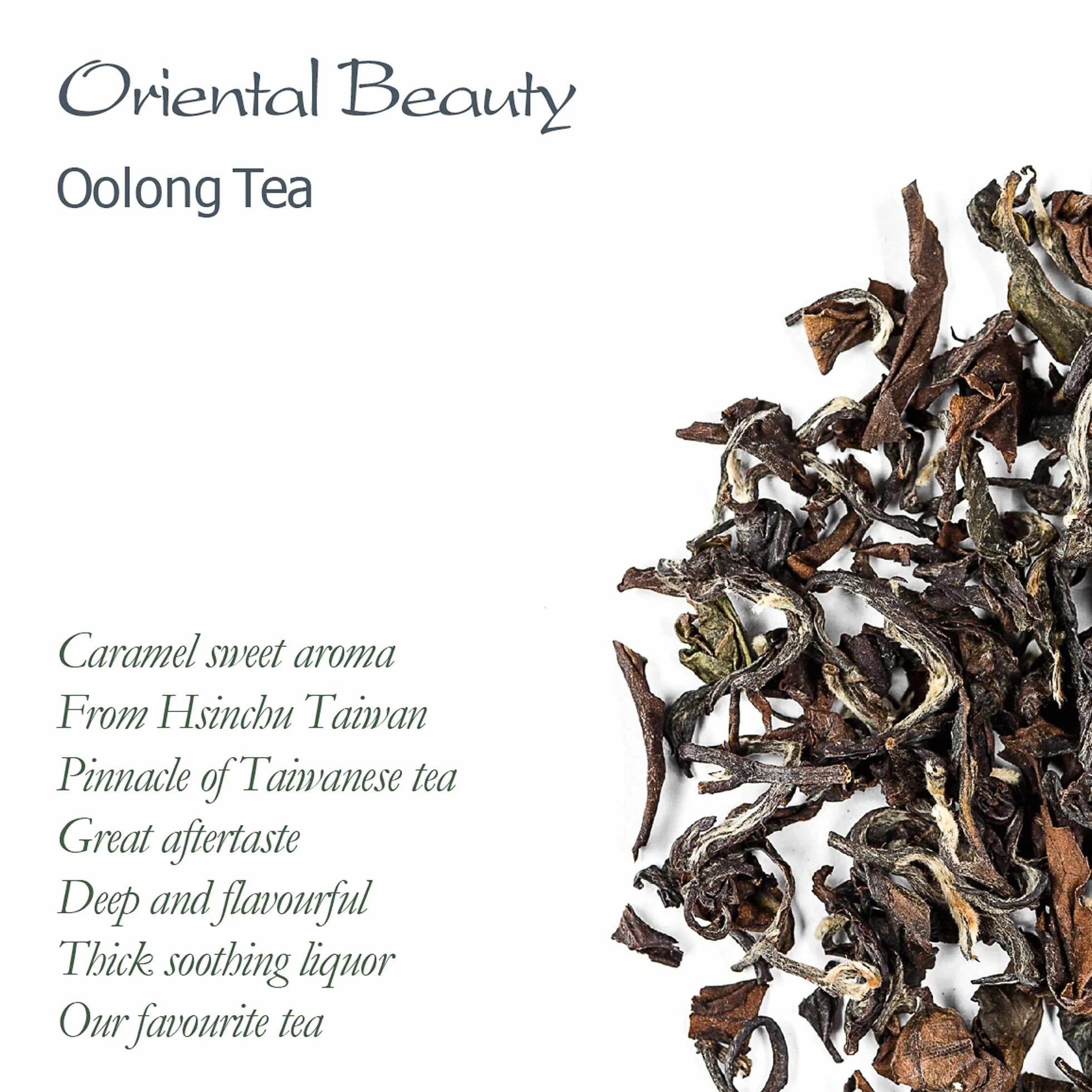 Oriental Beauty Taiwan Oolong Tea - Dongfang Meiren Taiwanese Wu Long Tea - White Tip Oolong Tea -