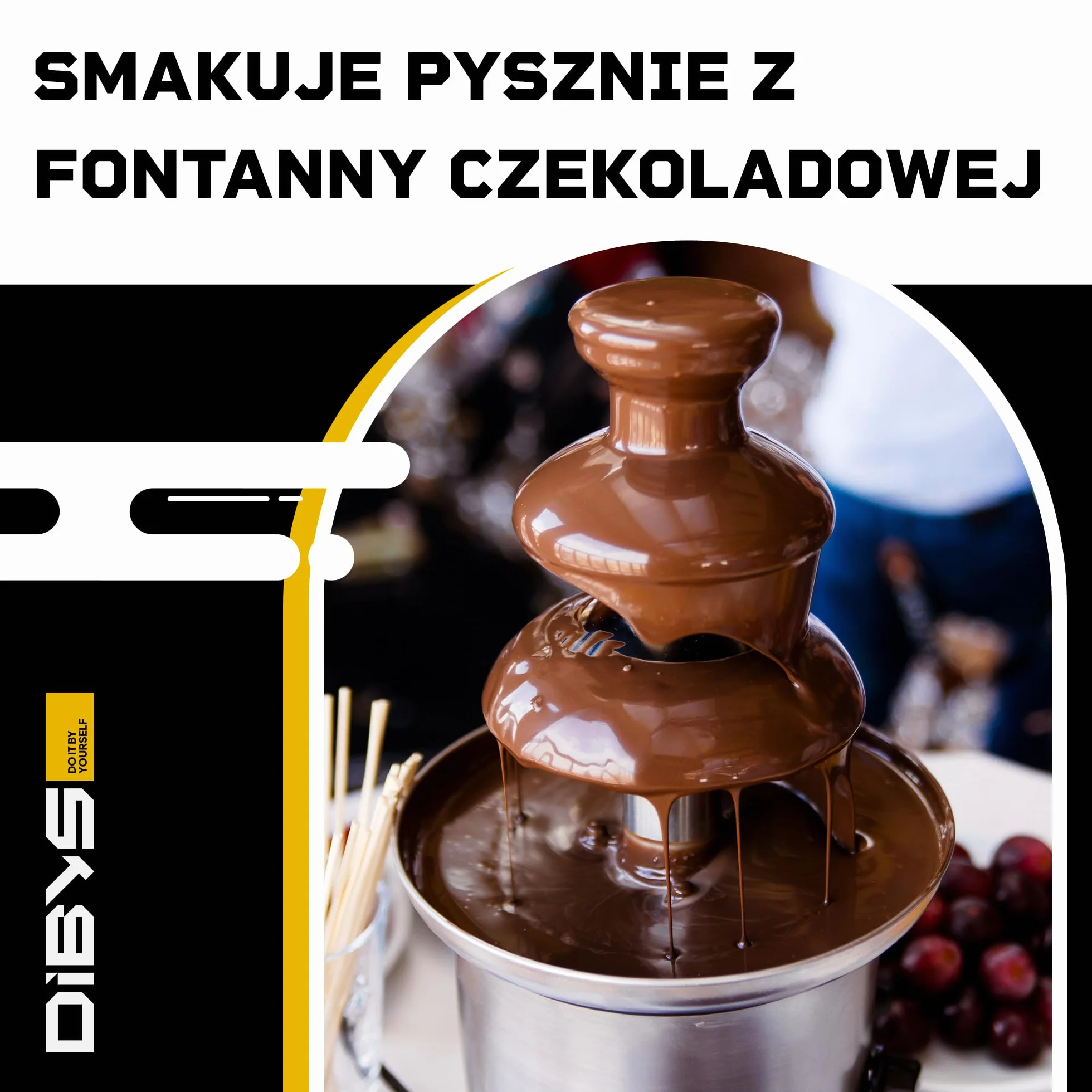 DIBYS Kropelki czekolady gorzkiej 900 g Belgijska czekolada do fontann i fondue Kuwertura gorzka