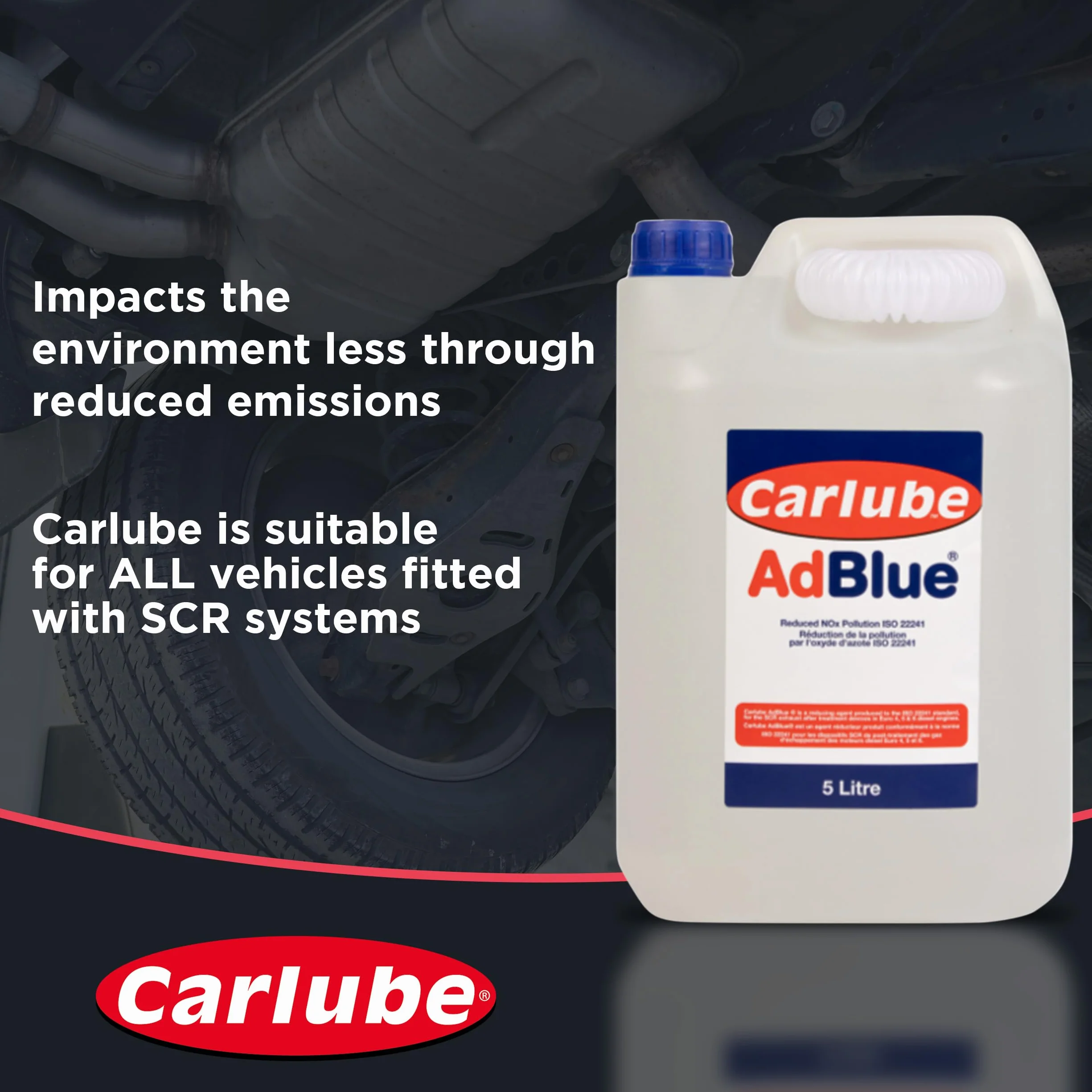Carlube AdBlue 5 l z wylewką – zmniejsza niebezpieczną emisję tlenku azotu
