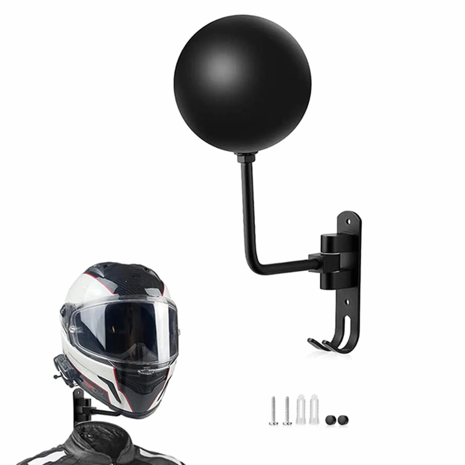 Uchwyt na kask motocyklowy