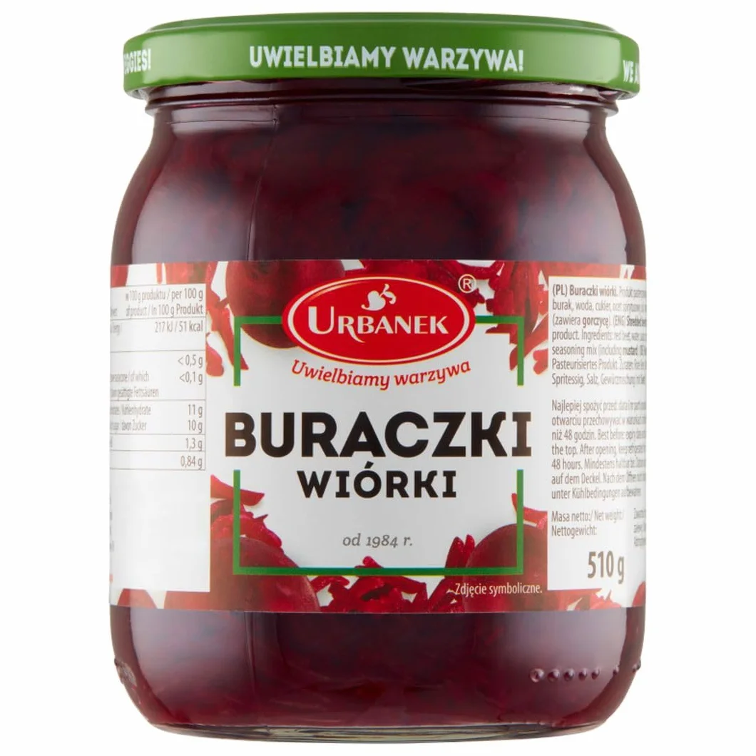 Urbanek Buraczki wiórki 510 g