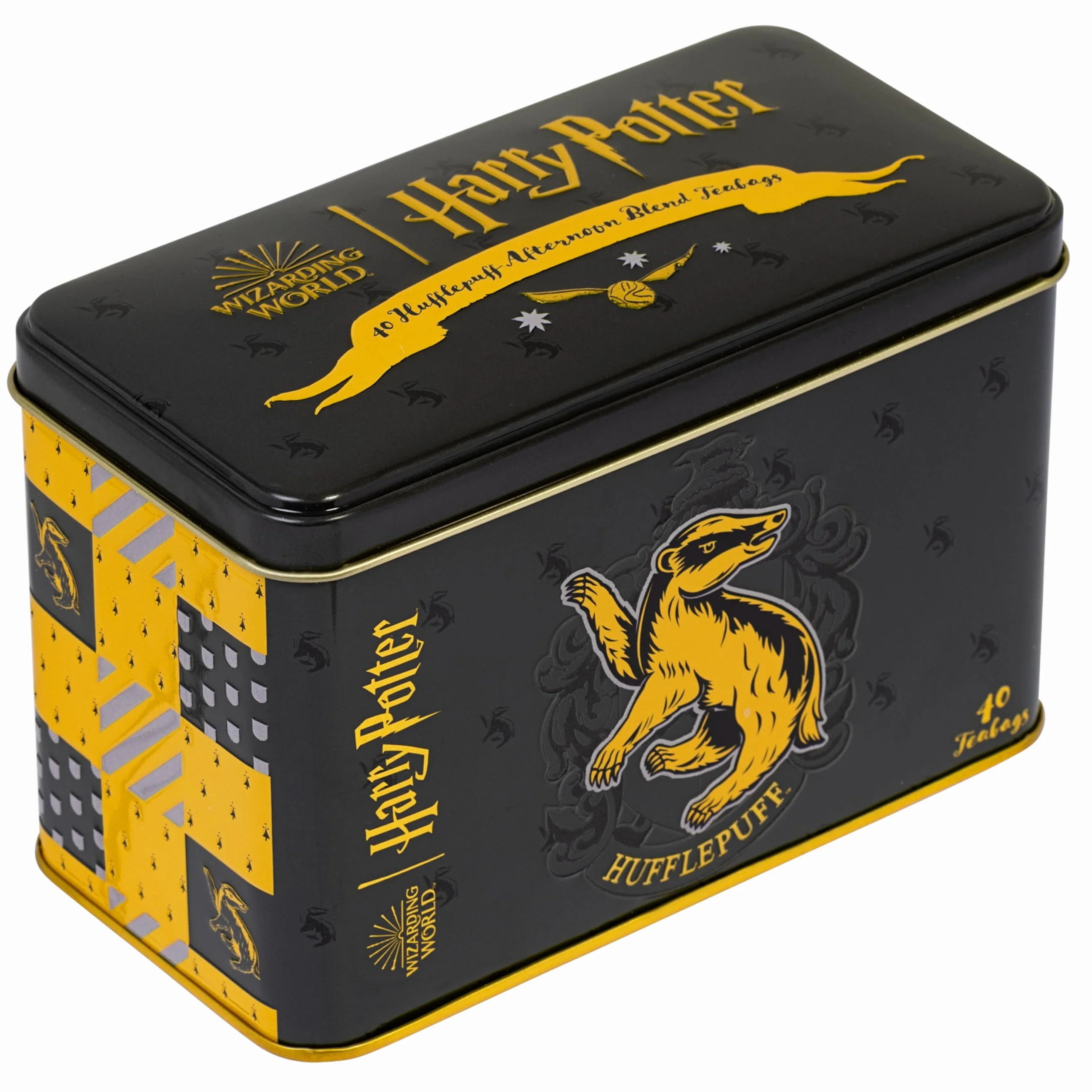 Oficjalny pojemnik na herbatę Harry Potter Hufflepuff 40 torebek angielskiej herbaty