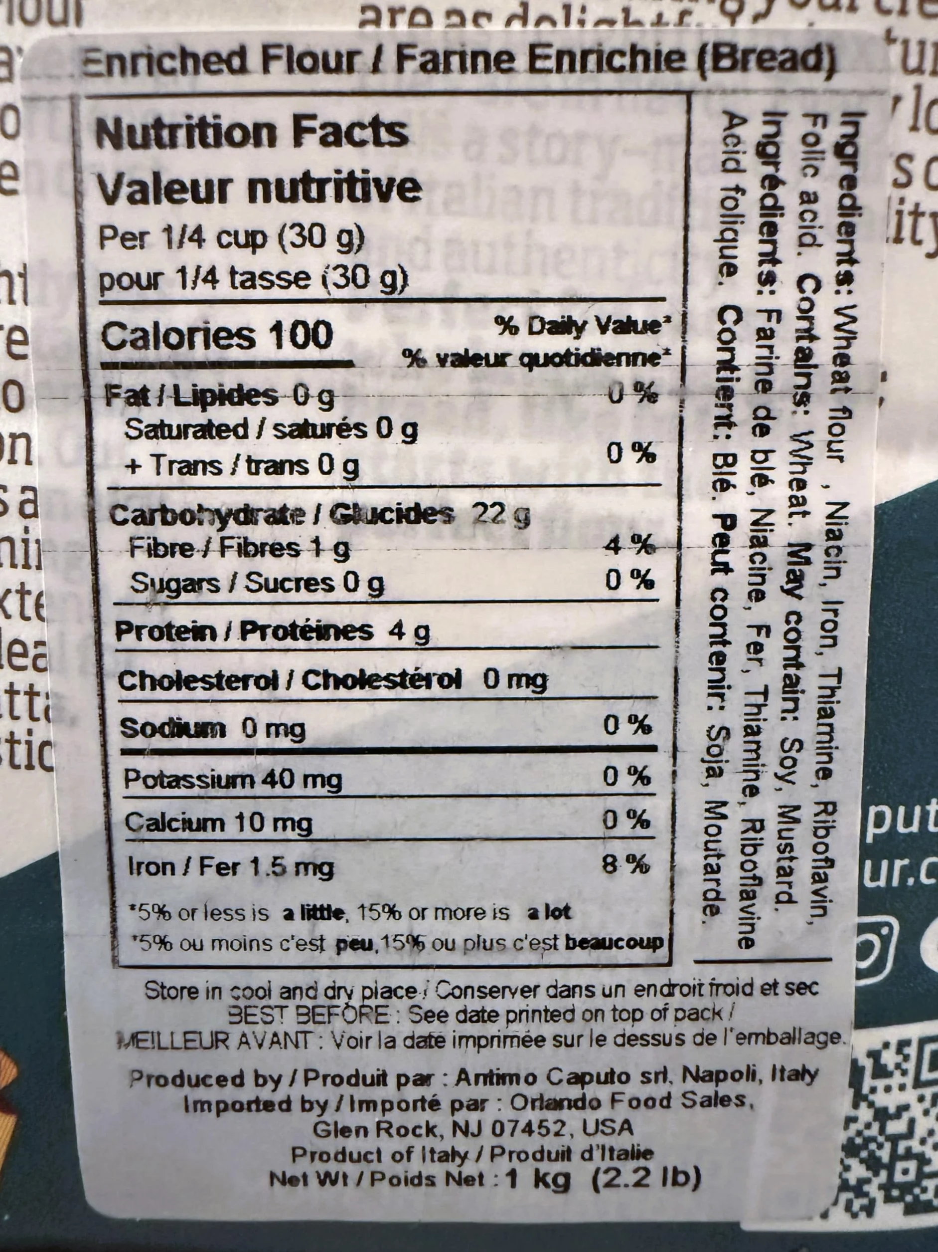 Mąka Caputo 0 Grani Italiani 1 kg