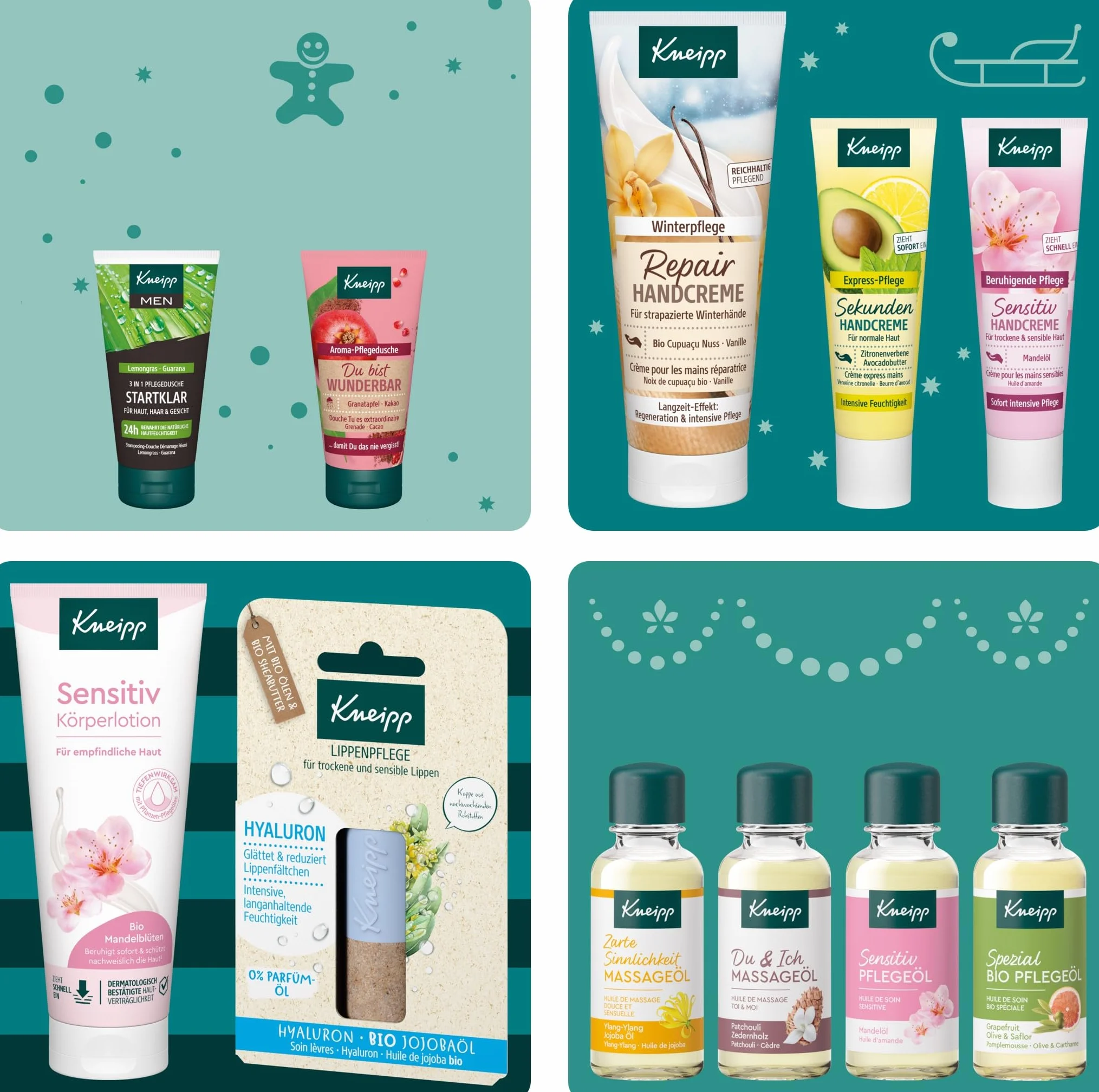 Kneipp Kalendarz adwentowy 2024 – wysokiej jakości kalendarz adwentowy z 24 niespodziankami na moment wellness – dla siebie lub na prezent