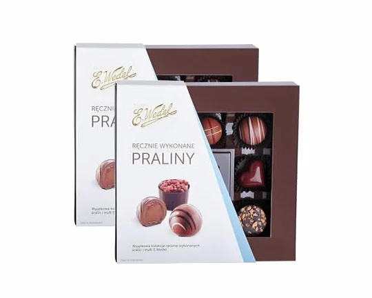 Zestaw pralin 110 g z okienkiem x2 E.Wedel