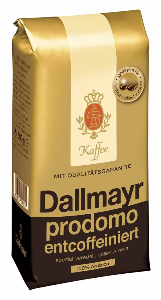 Dallmayr Prodomo bezkofeinowa kawa ziarnista 500 g